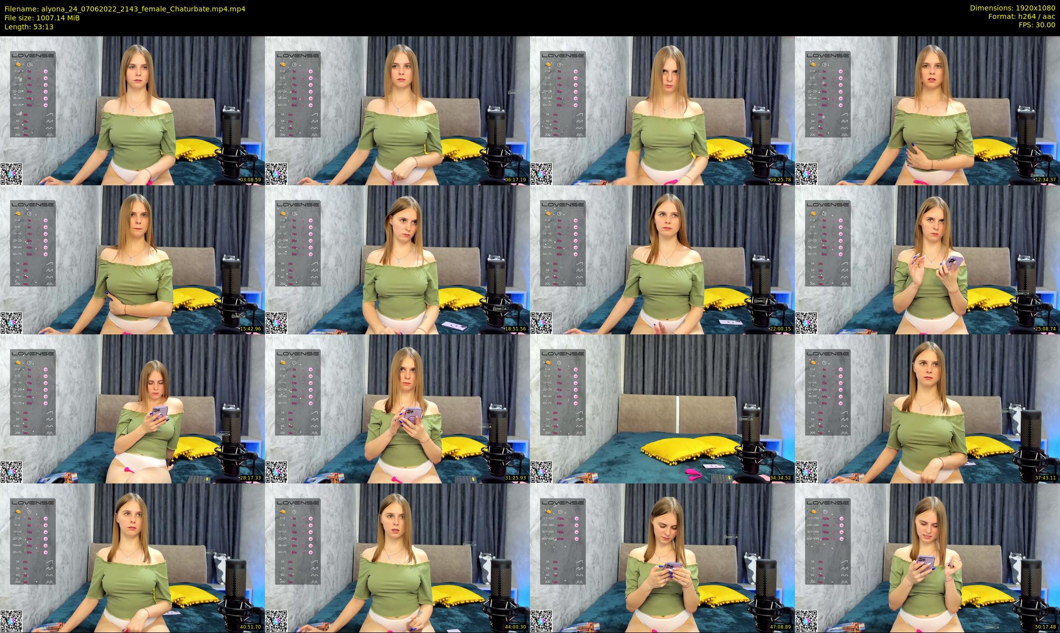 alyona_24 — 54 minute Chaturbate female cam show recording, 1080p, Jun 7, 2022