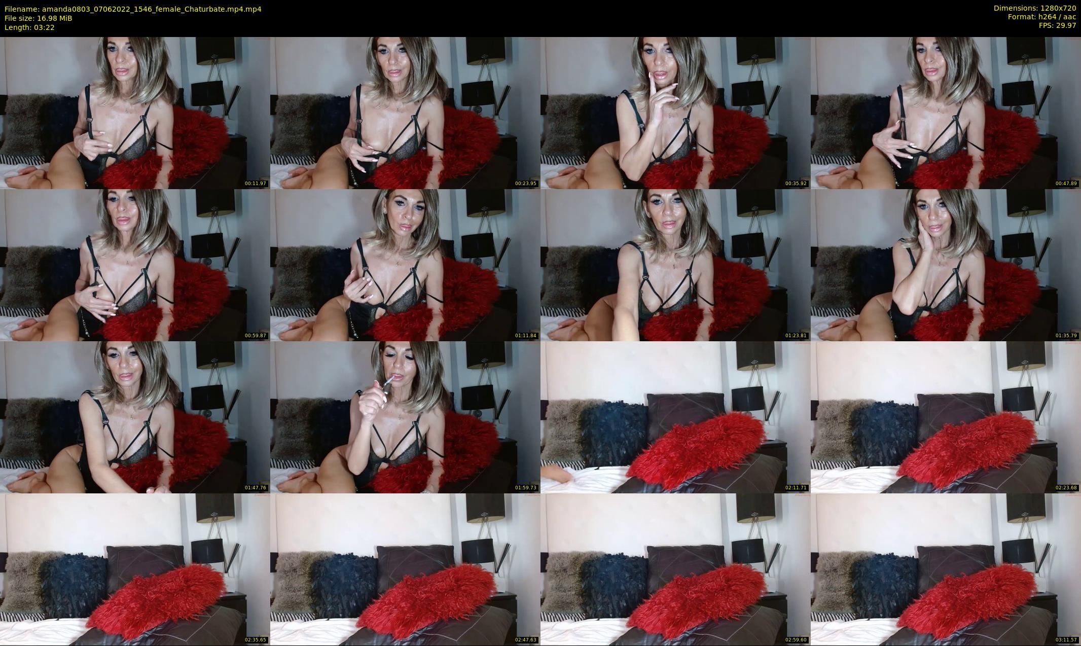 amanda0803 — 4 minute Chaturbate female cam show recording, 720p, Jun 7, 2022