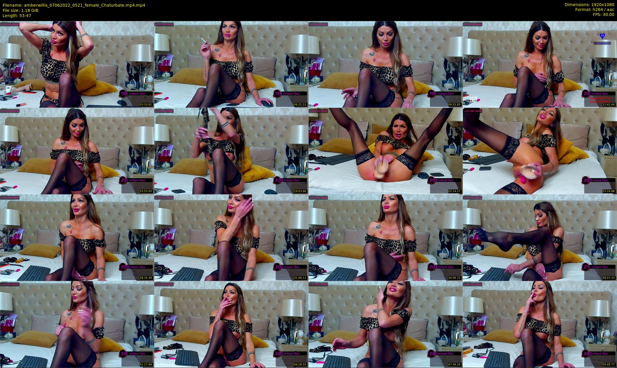 amberwillis — 54 minute Chaturbate female cam show recording, 1080p, Jun 7, 2022