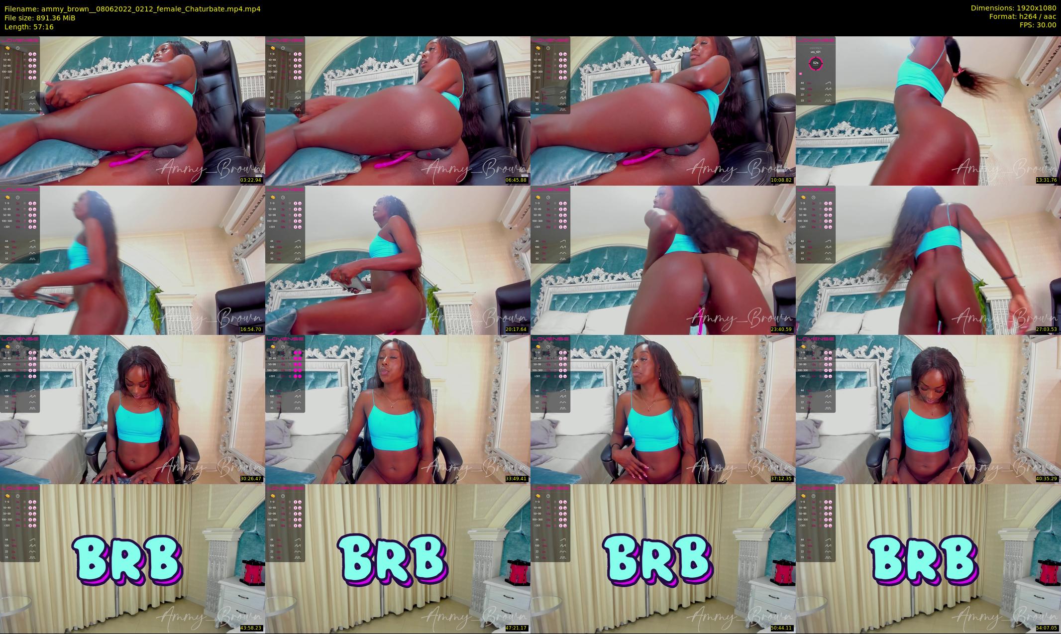 ammy_brown_ — 58 minute Chaturbate female cam show recording, 1080p, Jun 8, 2022