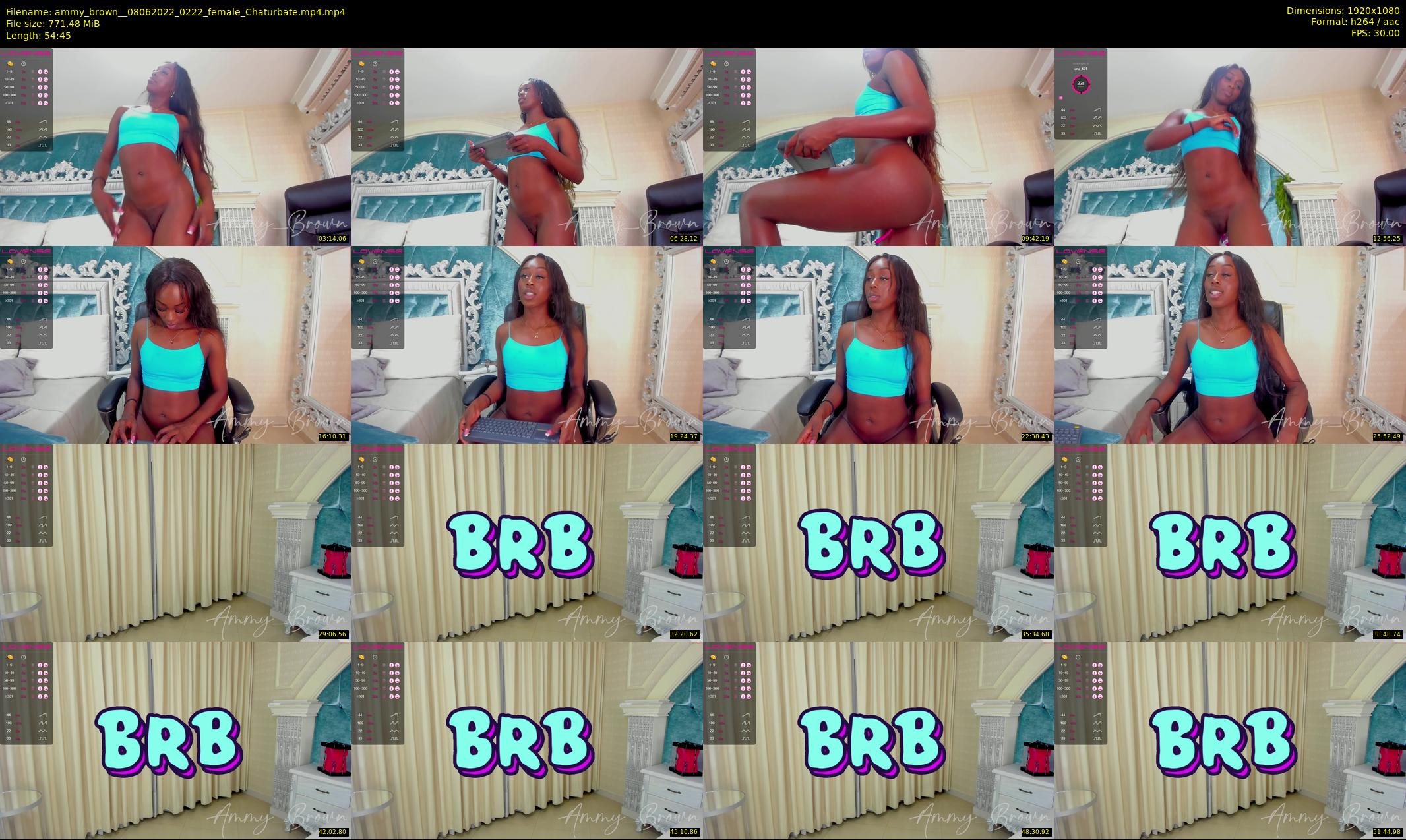 ammy_brown_ — 55 minute Chaturbate female cam show recording, 1080p, Jun 8, 2022