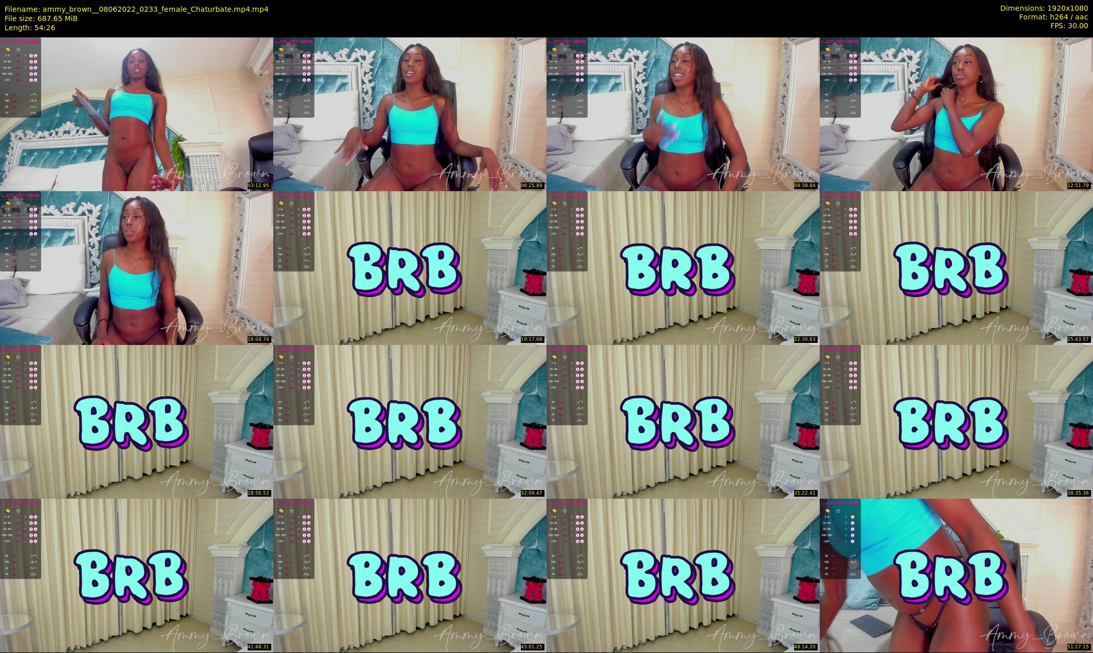ammy_brown_ — 55 minute Chaturbate female cam show recording, 1080p, Jun 8, 2022