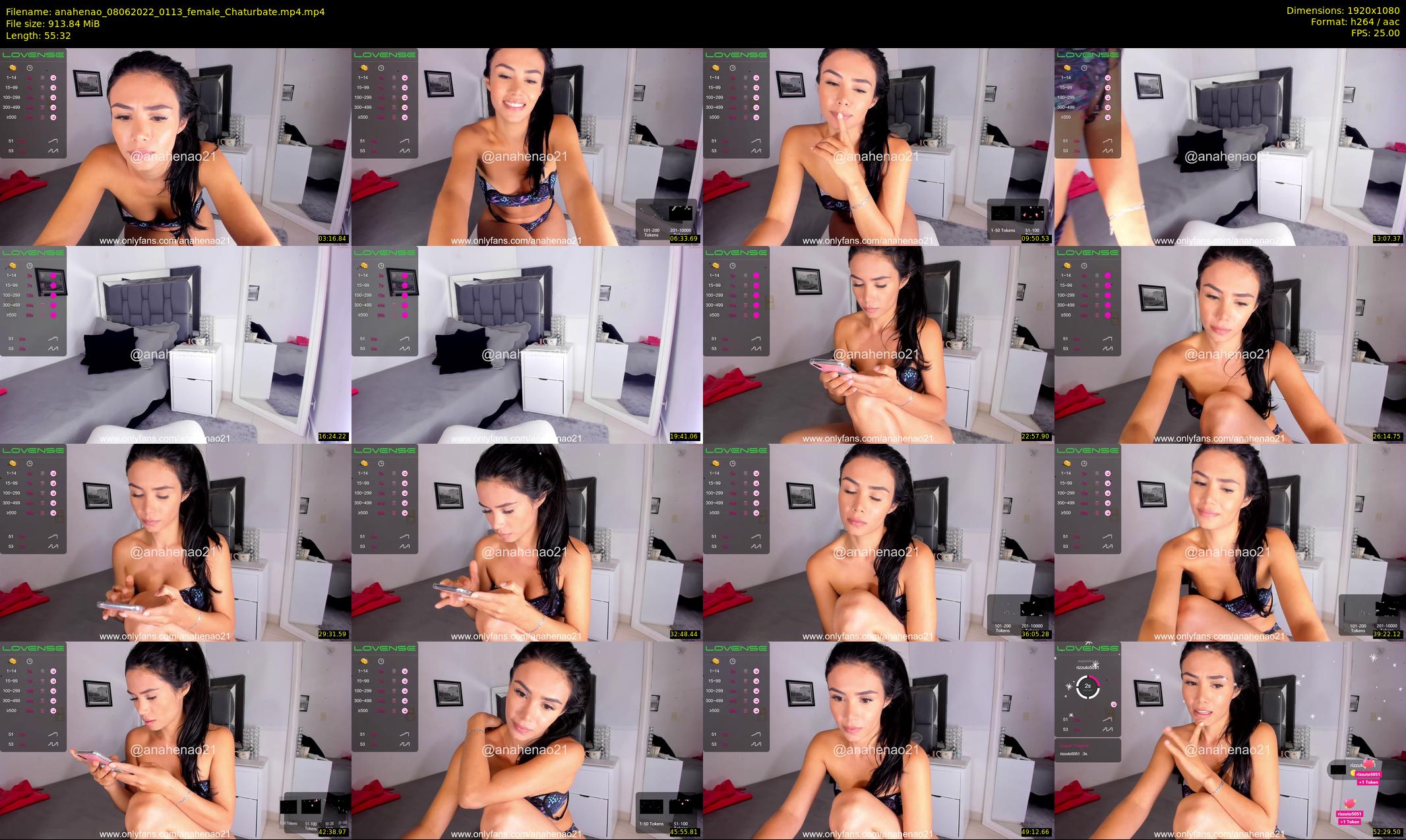 anahenao — 56 minute Chaturbate female cam show recording, 1080p, Jun 8, 2022