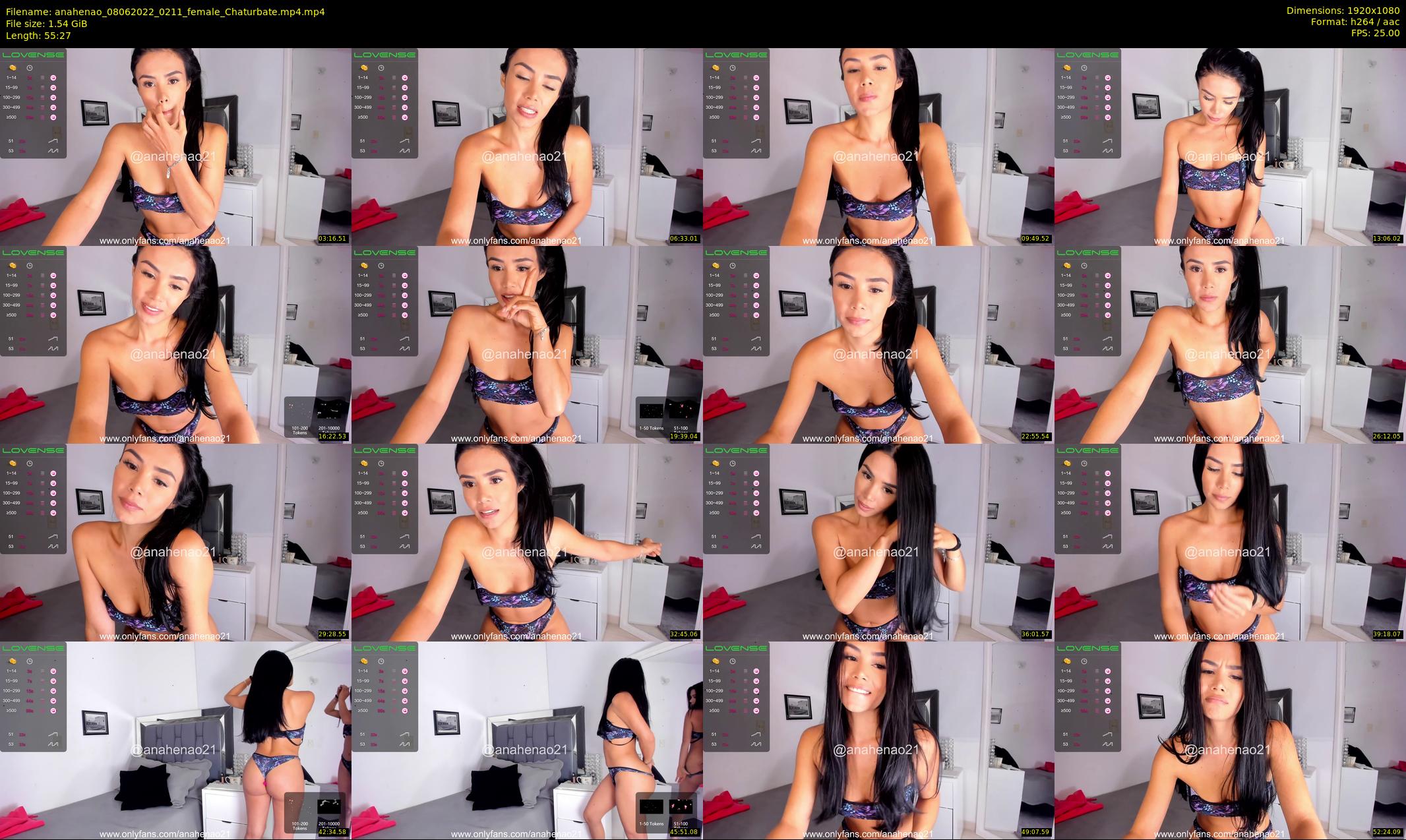 anahenao — 56 minute Chaturbate female cam show recording, 1080p, Jun 8, 2022