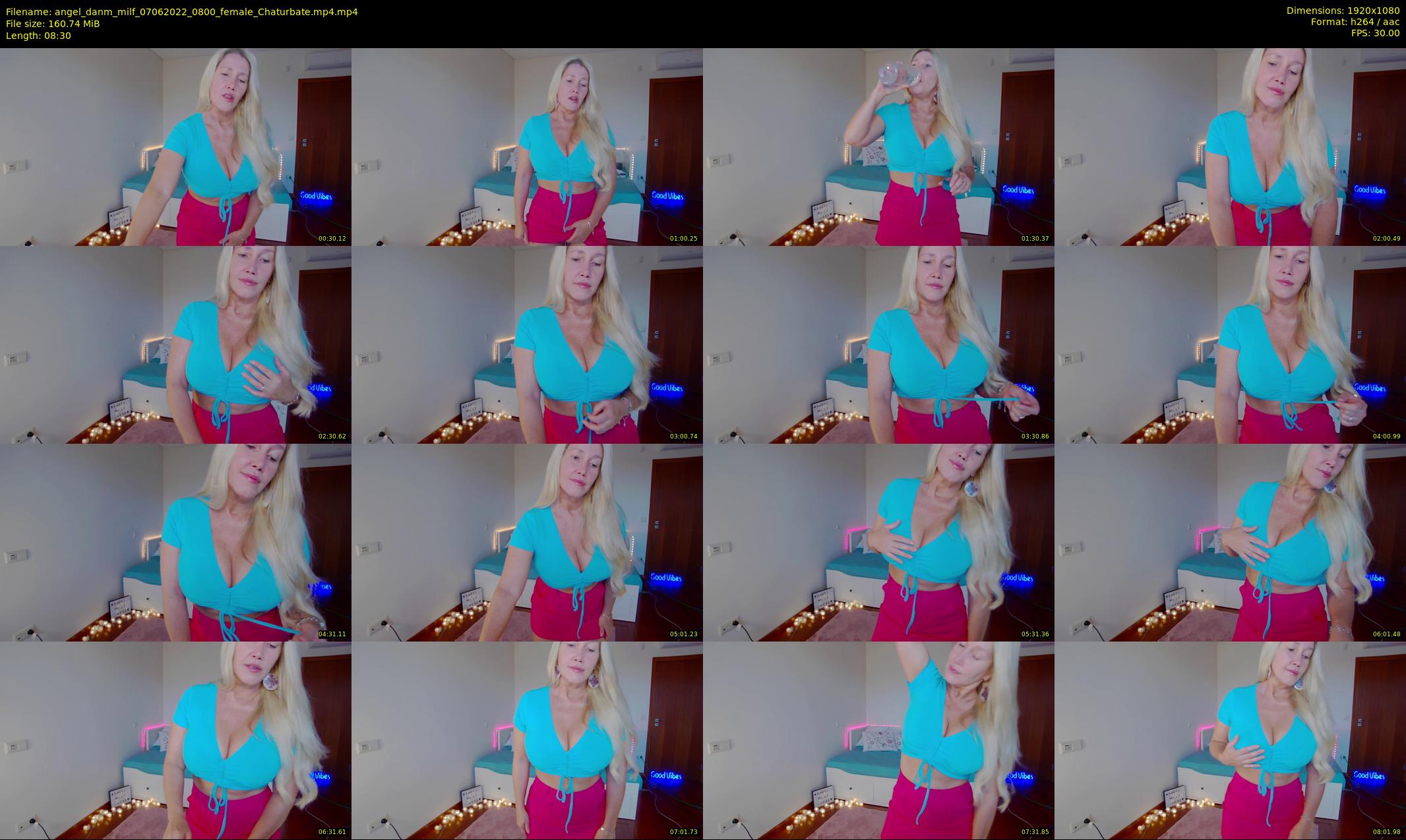angel_danm_milf — 9 minute Chaturbate female cam show recording, 1080p, Jun 7, 2022