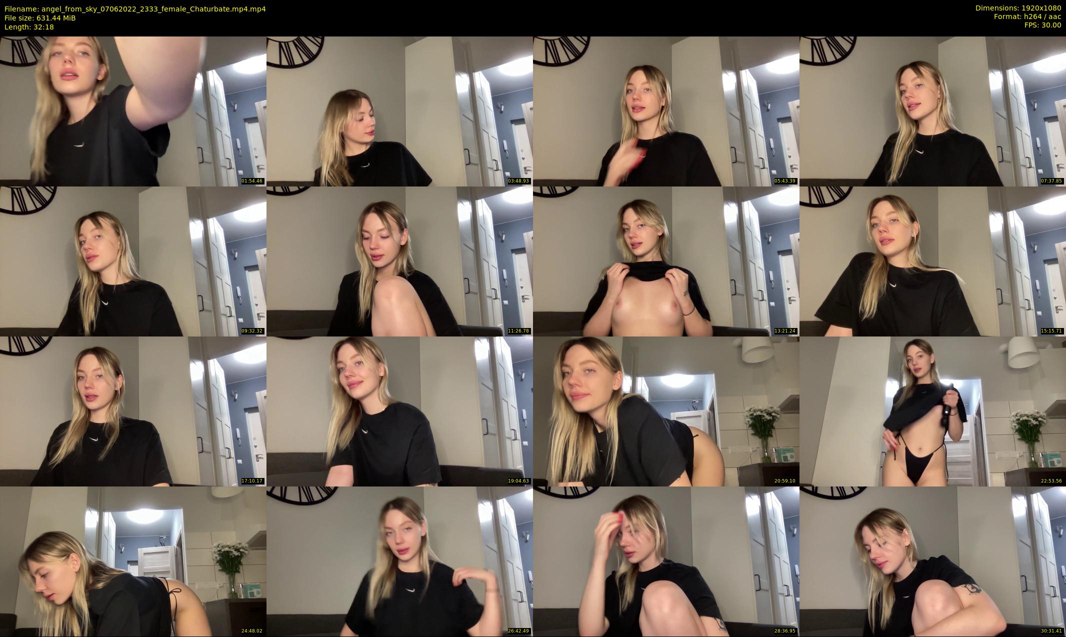 angel_from_sky — 33 minute Chaturbate female cam show recording, 1080p, Jun 7, 2022
