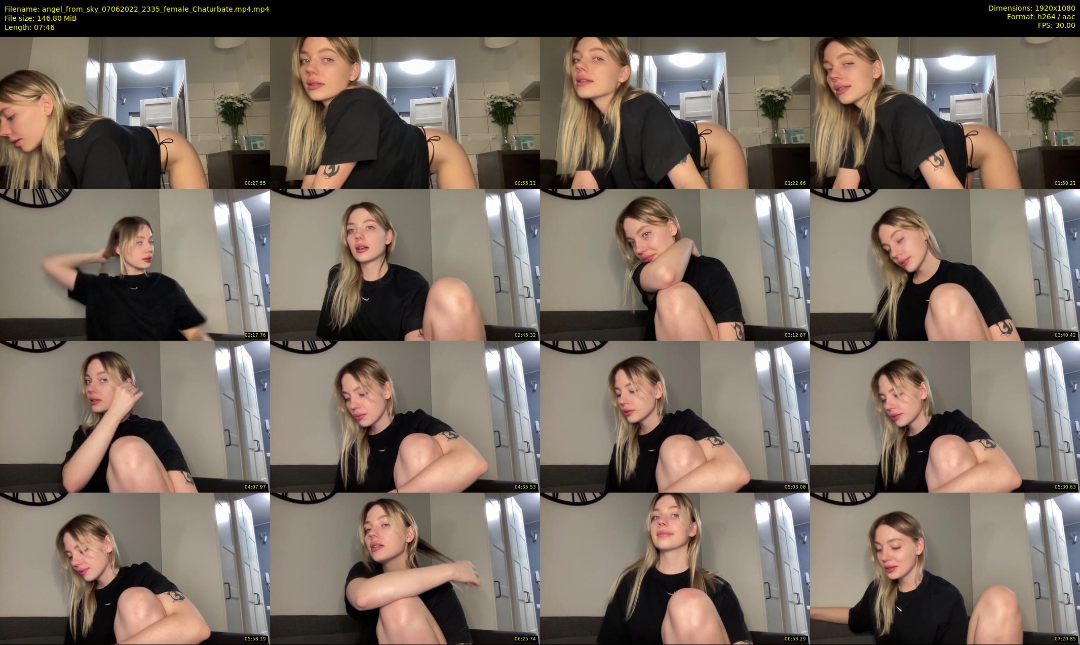 angel_from_sky — 8 minute Chaturbate female cam show recording, 1080p, Jun 7, 2022