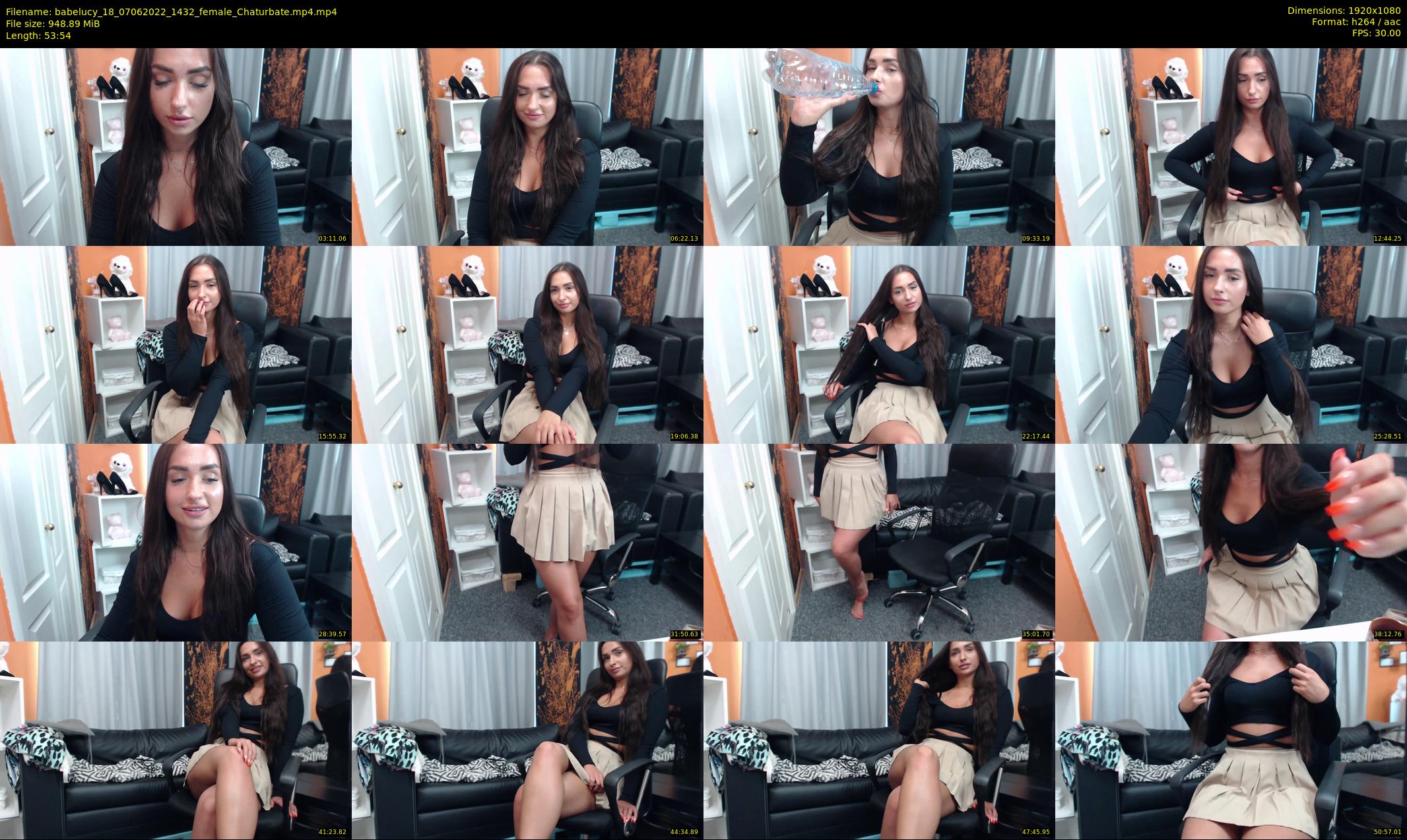 babelucy_18 — 54 minute Chaturbate female cam show recording, 1080p, Jun 7, 2022