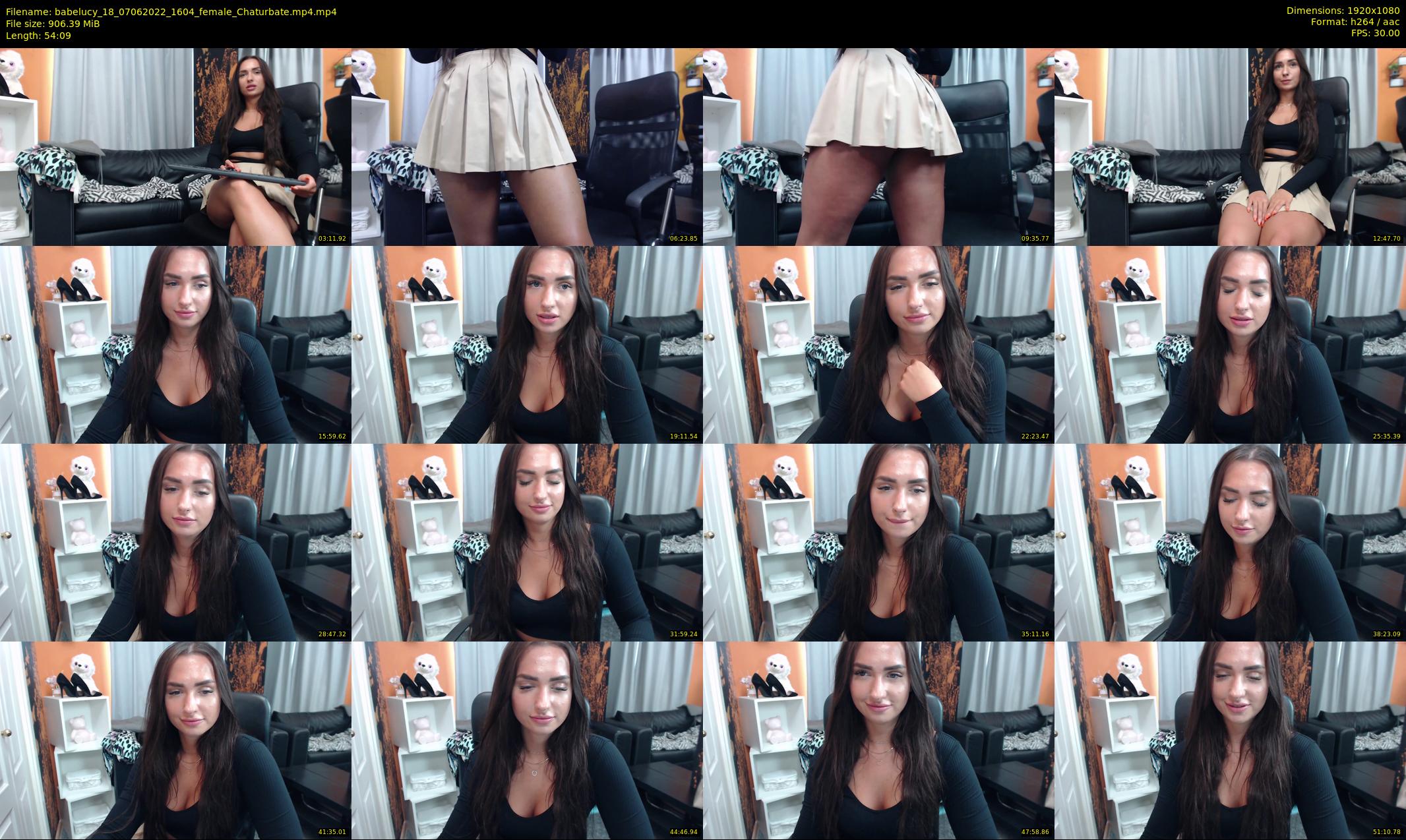 babelucy_18 — 55 minute Chaturbate female cam show recording, 1080p, Jun 7, 2022