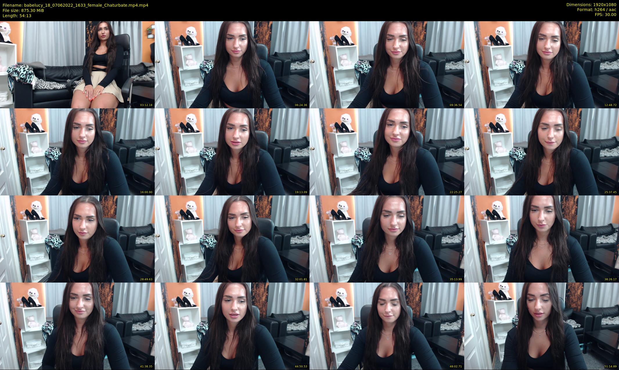 babelucy_18 — 55 minute Chaturbate female cam show recording, 1080p, Jun 7, 2022