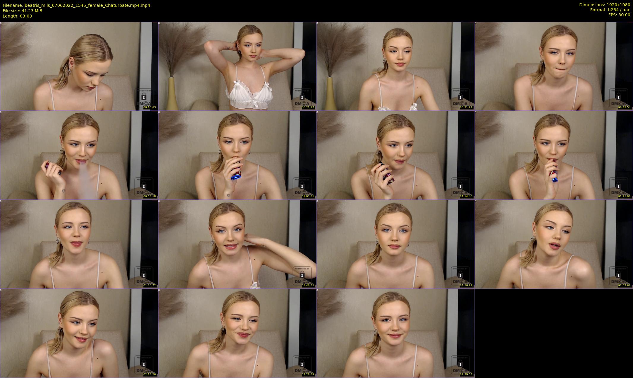 beatris_mils — 3 minute Chaturbate female cam show recording, 1080p, Jun 7, 2022