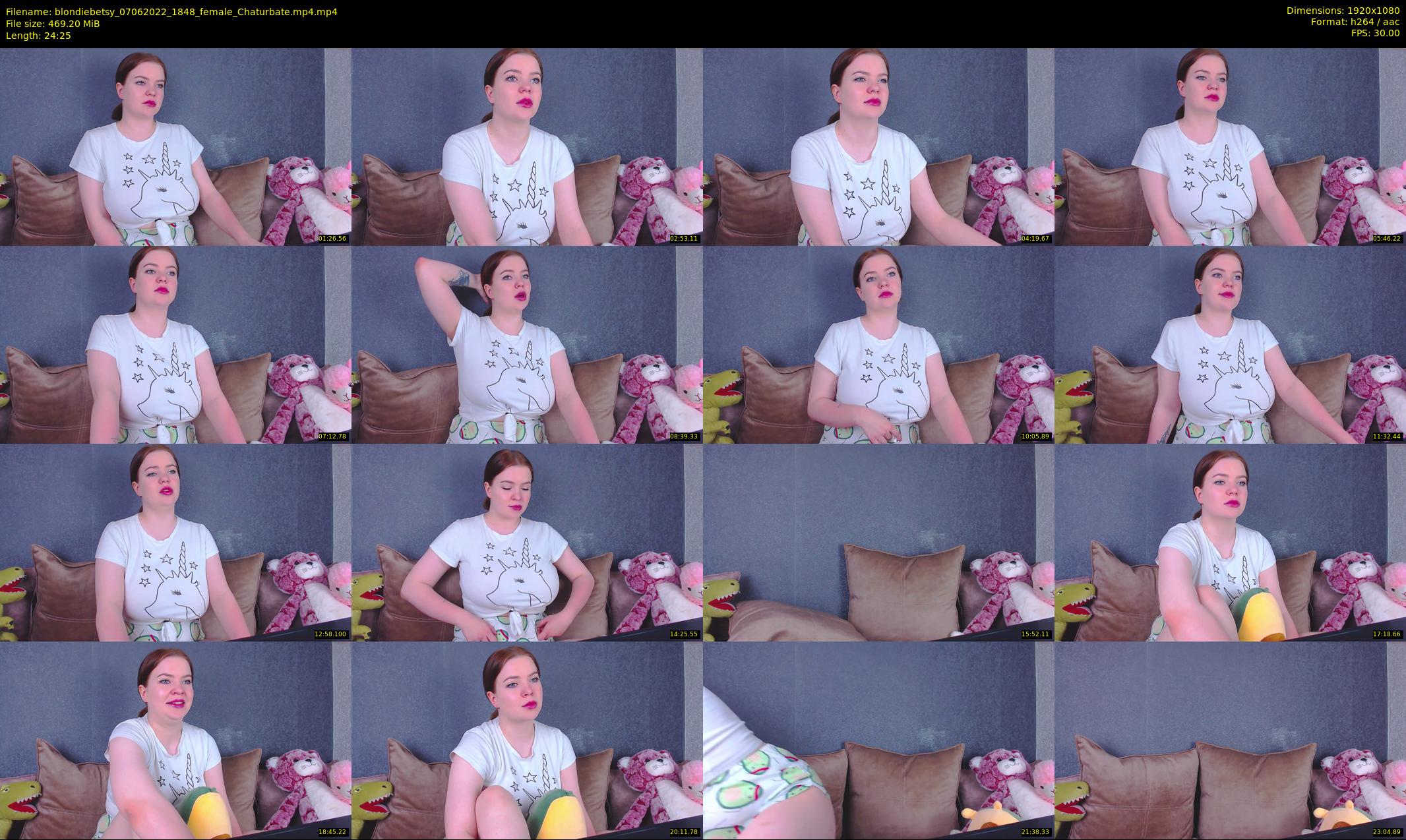 blondiebetsy — 25 minute Chaturbate female cam show recording, 1080p, Jun 7, 2022
