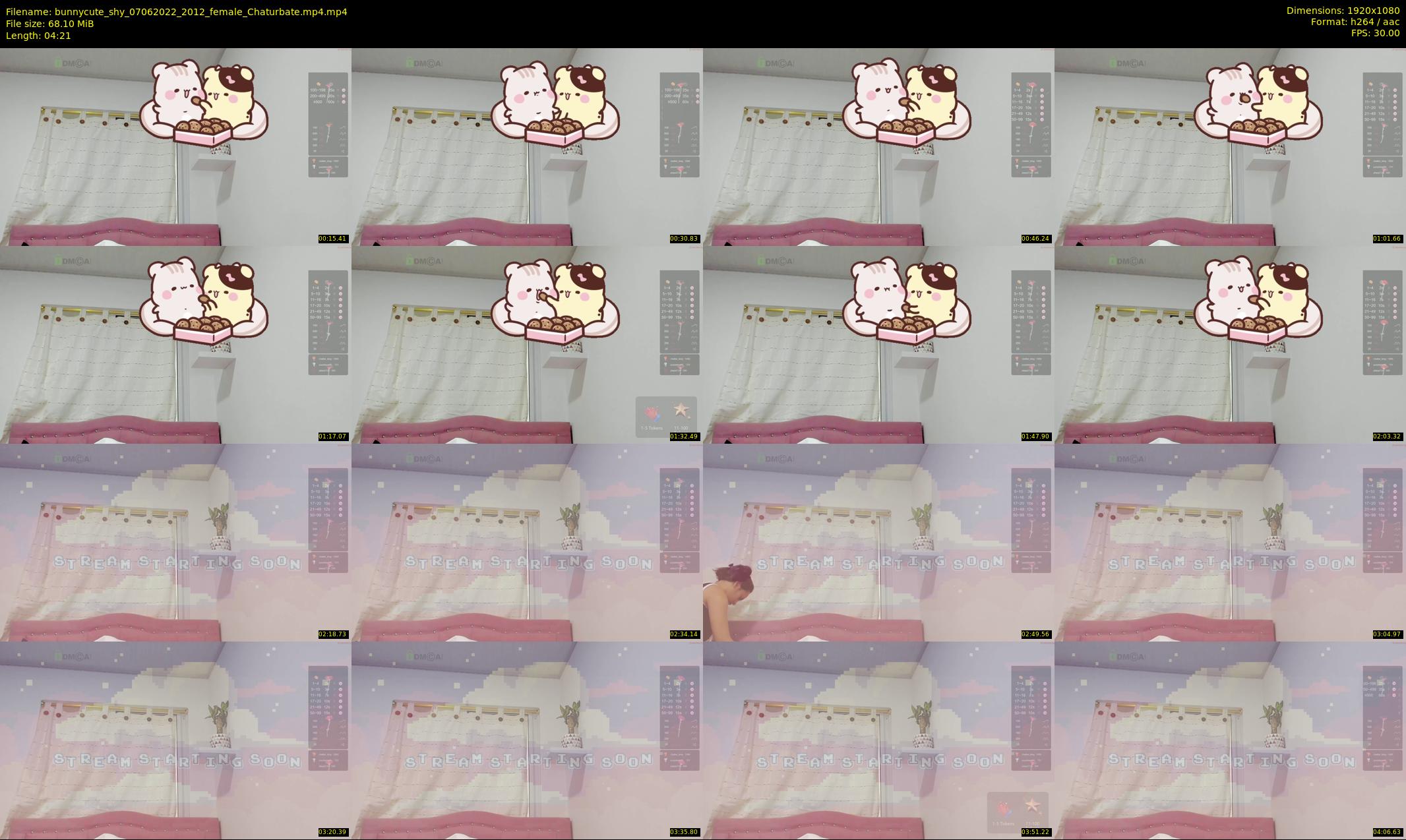 bunnycute_shy — 5 minute Chaturbate female cam show recording, 1080p, Jun 7, 2022