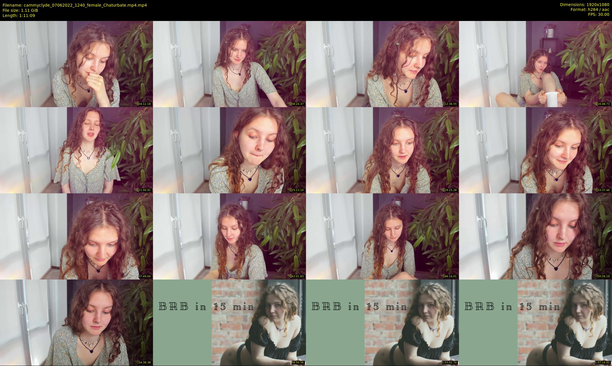 cammyclyde — 72 minute Chaturbate female cam show recording, 1080p, Jun 7, 2022