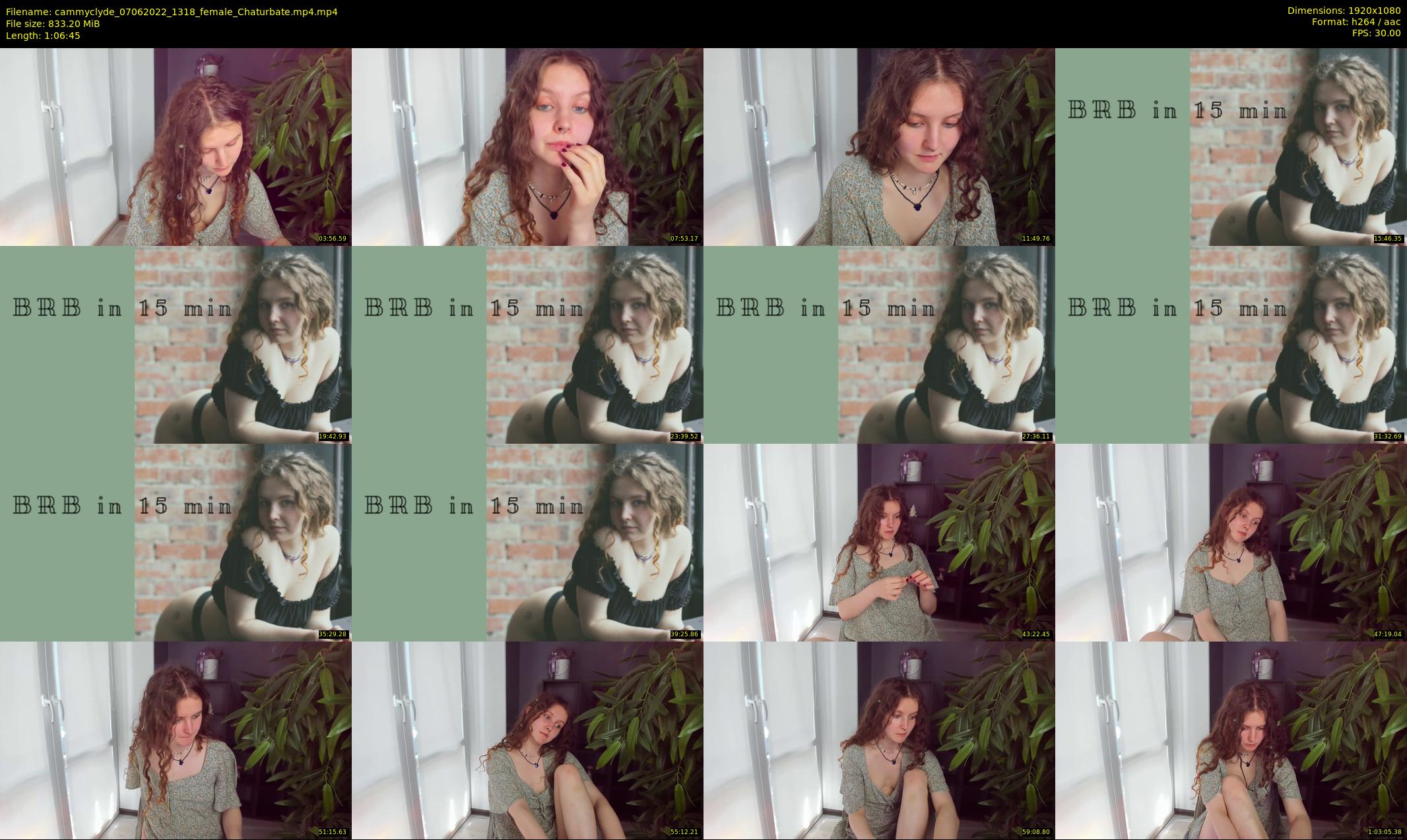 cammyclyde — 67 minute Chaturbate female cam show recording, 1080p, Jun 7, 2022