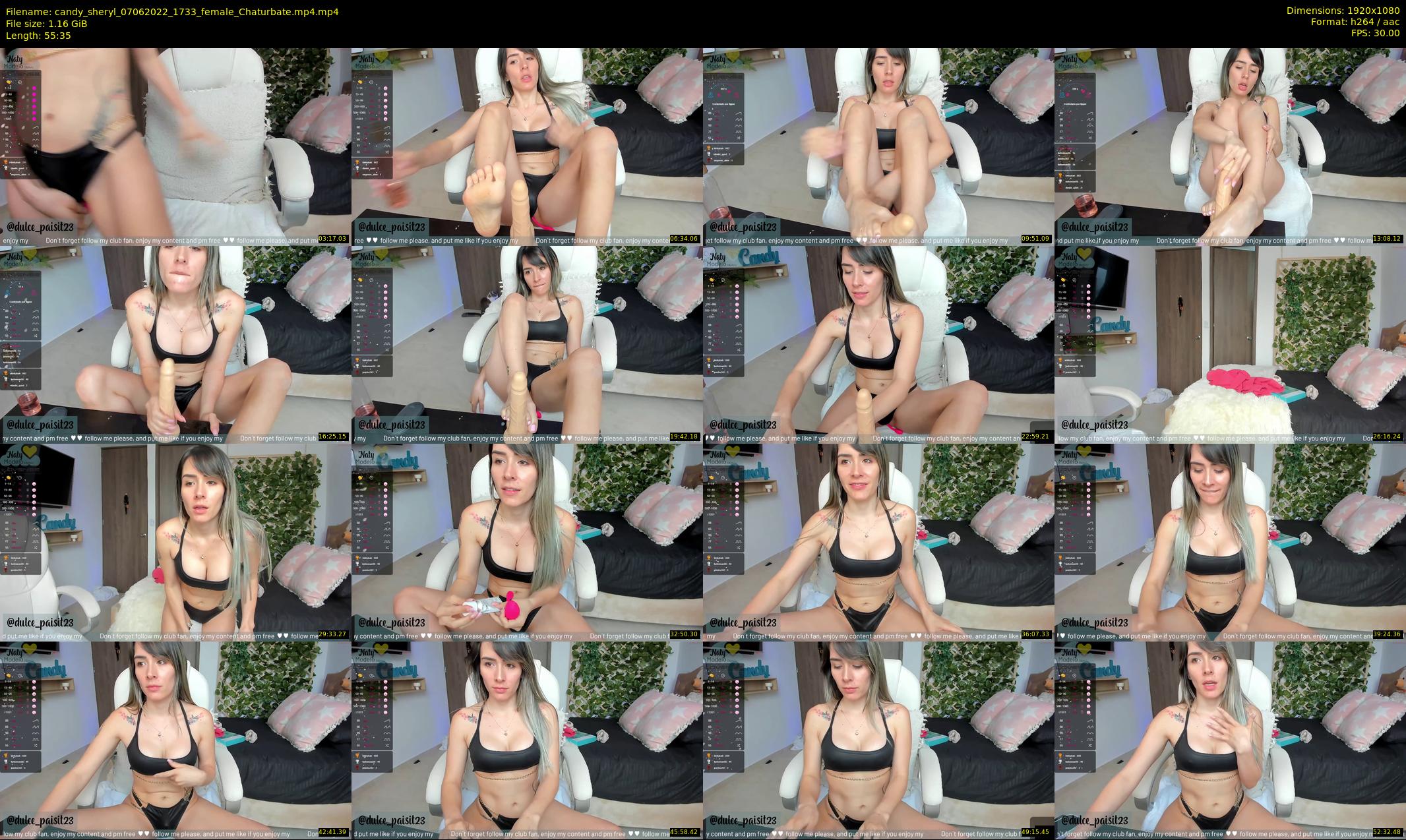 candy_sheryl — 56 minute Chaturbate female cam show recording, 1080p, Jun 7, 2022