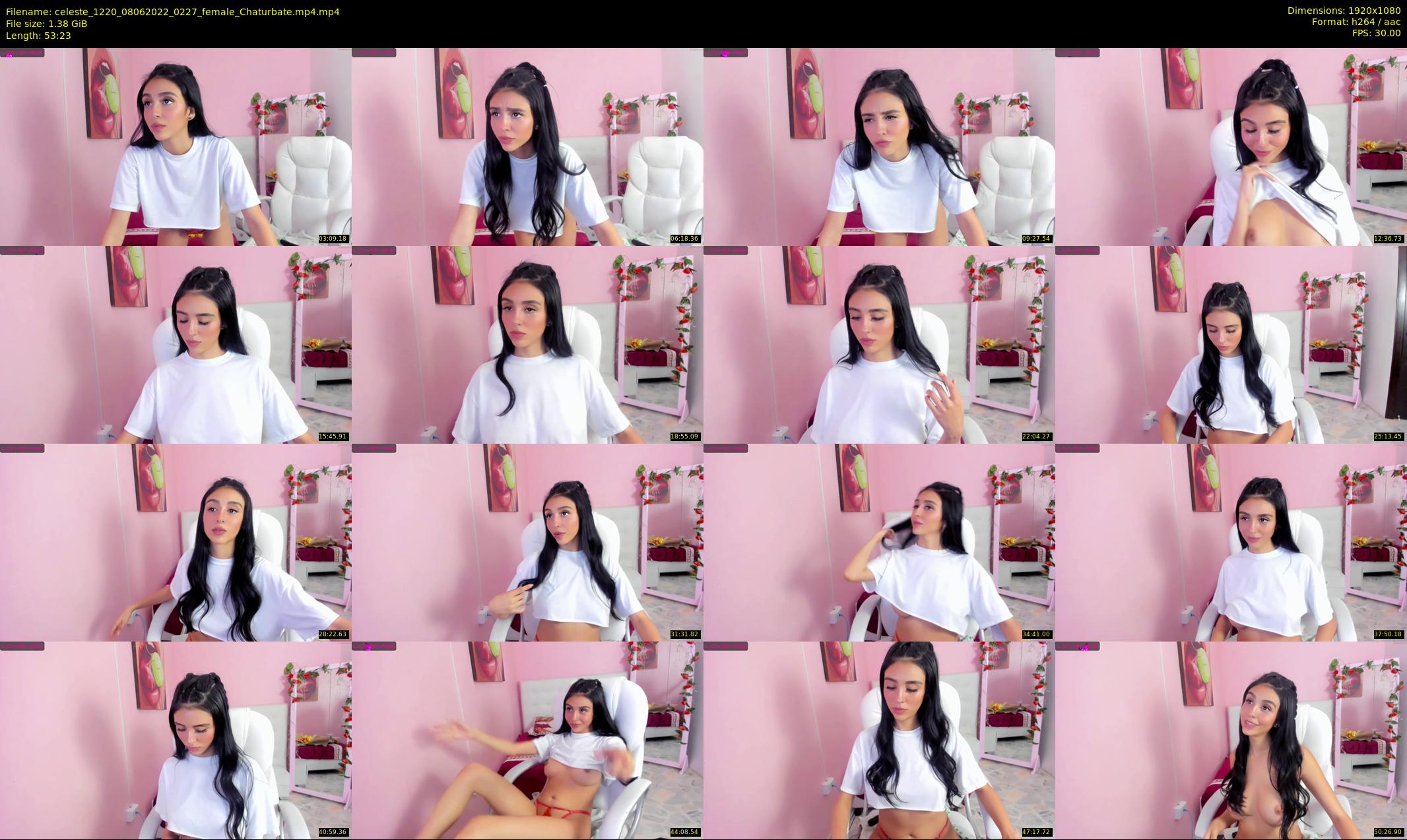 celeste_1220 — 54 minute Chaturbate female cam show recording, 1080p, Jun 8, 2022