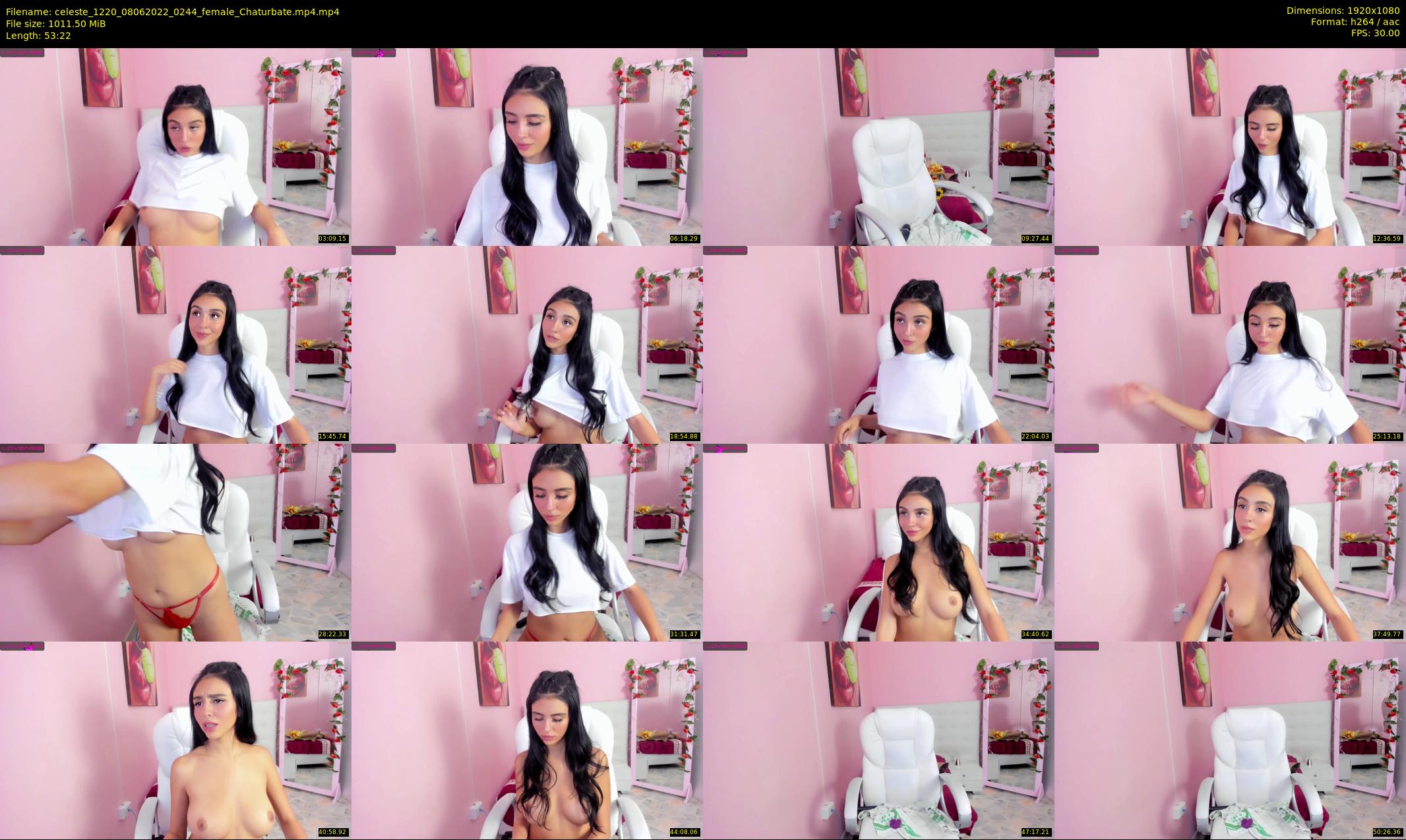 celeste_1220 — 54 minute Chaturbate female cam show recording, 1080p, Jun 8, 2022