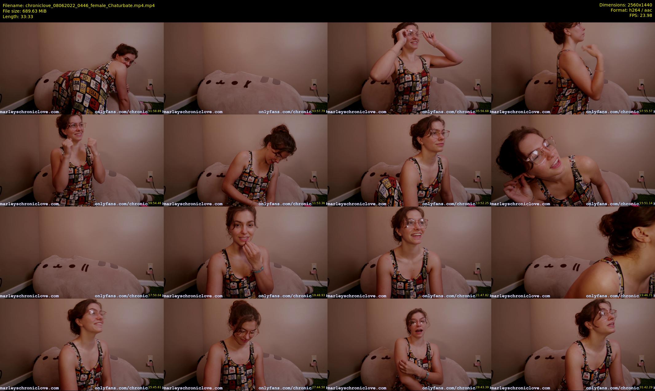chroniclove — 34 minute Chaturbate female cam show recording, 1080p, Jun 8, 2022