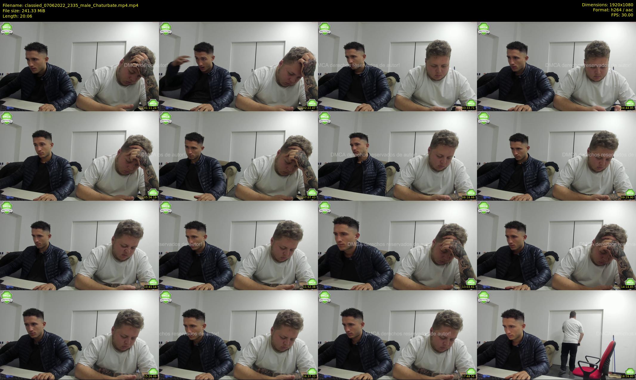 classied — 21 minute Chaturbate male cam show recording, 1080p, Jun 7, 2022