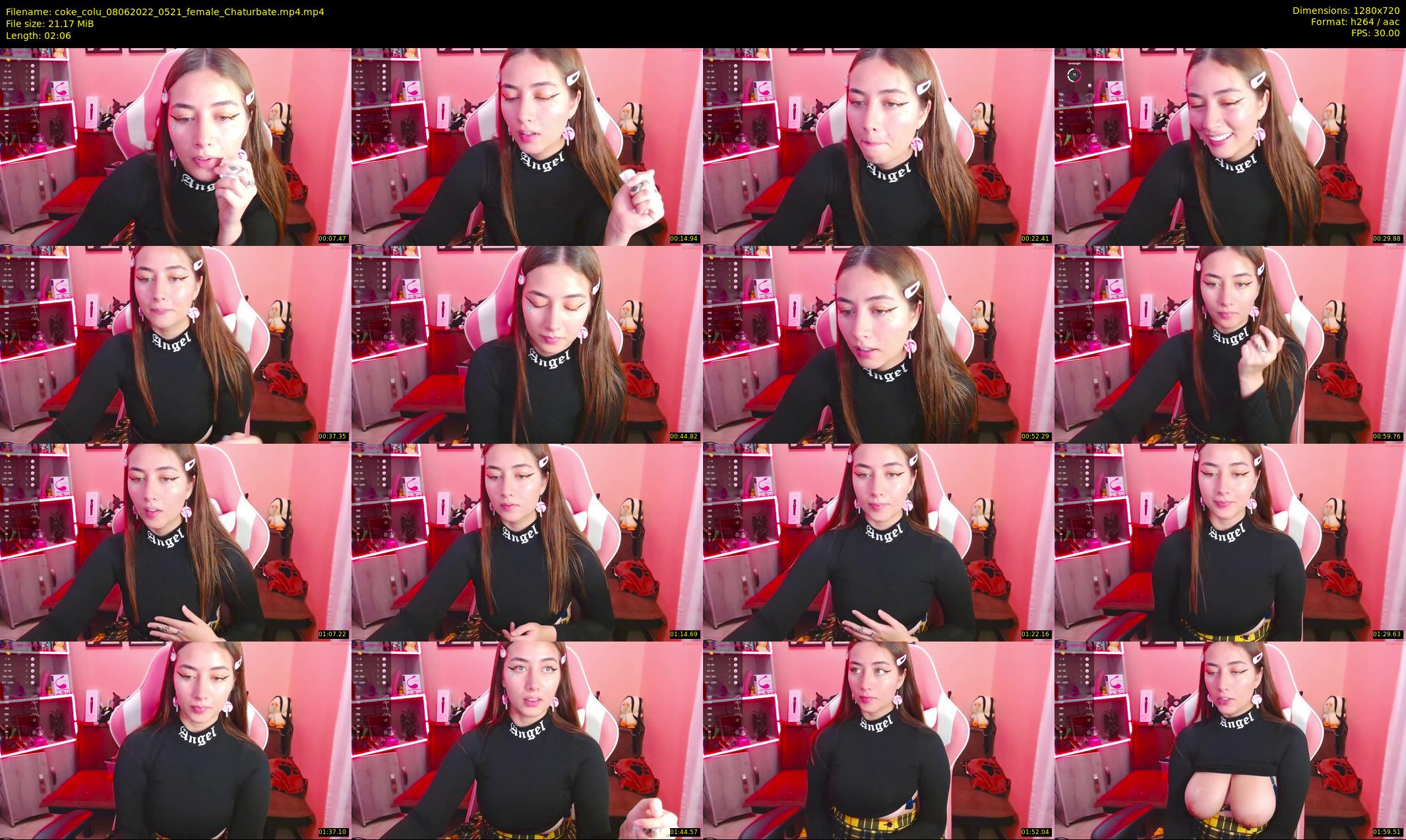 coke_colu — 3 minute Chaturbate female cam show recording, 720p, Jun 8, 2022