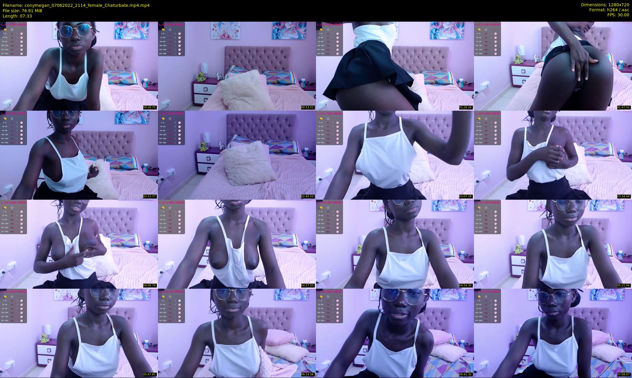 conymegan — 8 minute Chaturbate female cam show recording, 720p, Jun 7, 2022