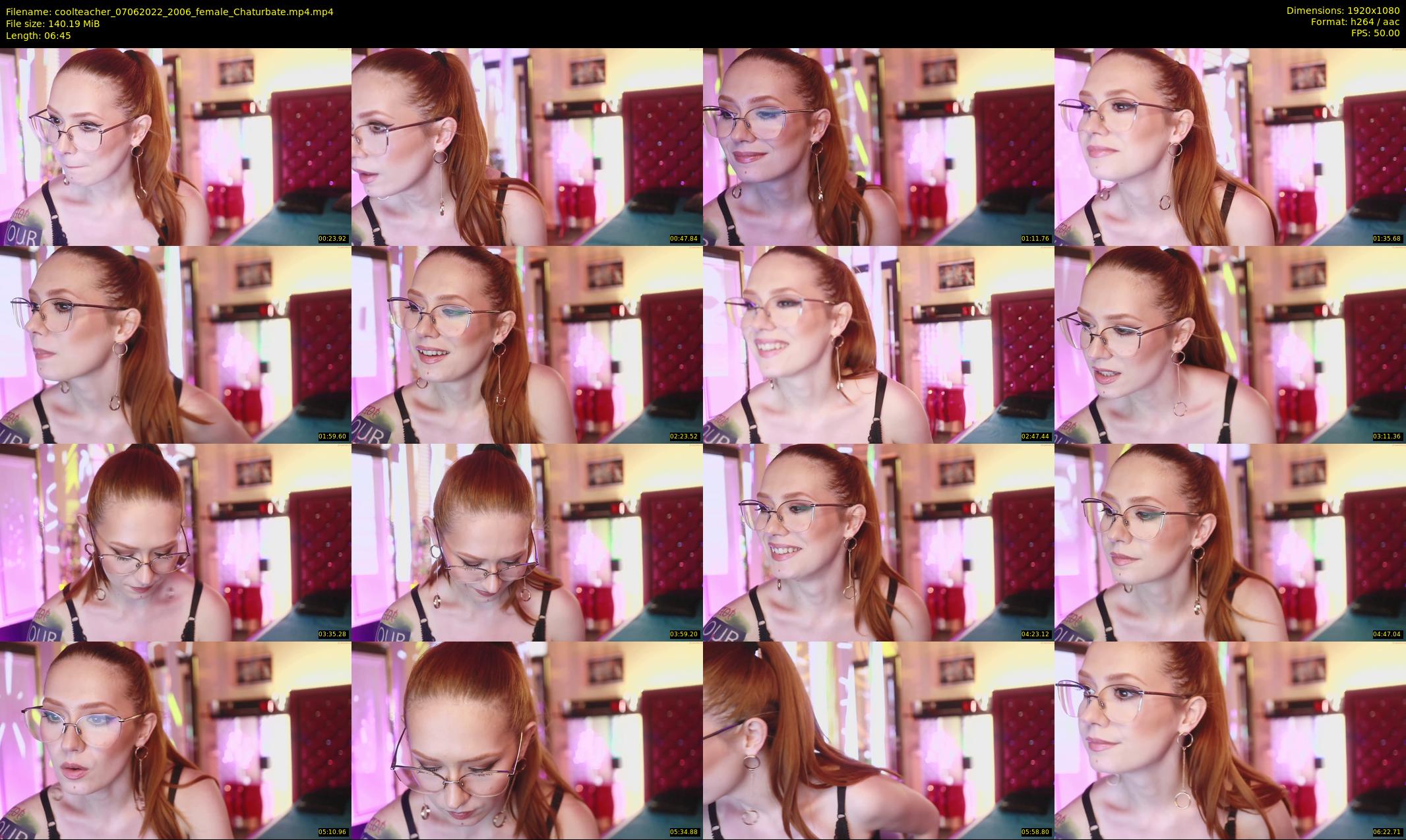 coolteacher — 7 minute Chaturbate female cam show recording, 1080p, Jun 7, 2022