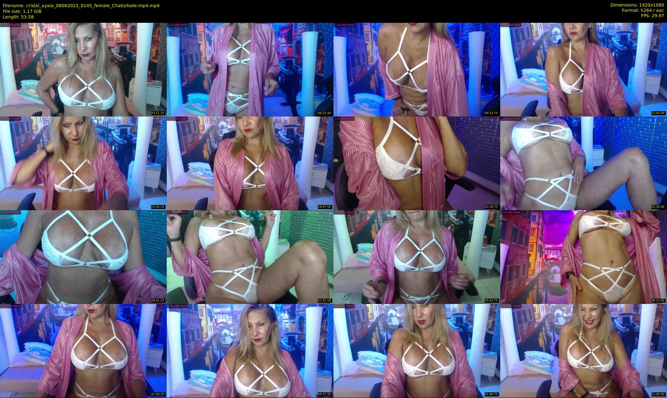 cristal_ayala — 54 minute Chaturbate female cam show recording, 1080p, Jun 8, 2022
