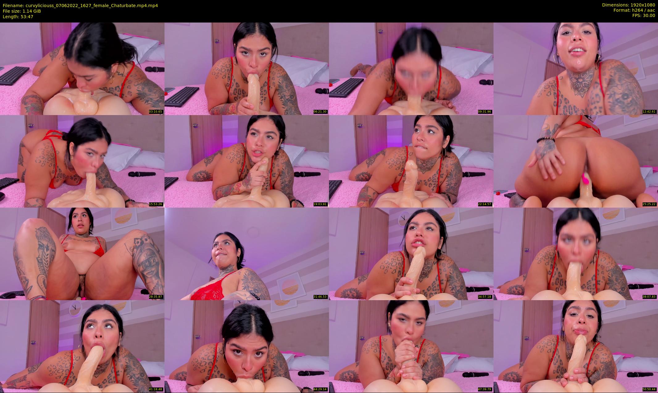 curvyliciouss — 54 minute Chaturbate female cam show recording, 1080p, Jun 7, 2022