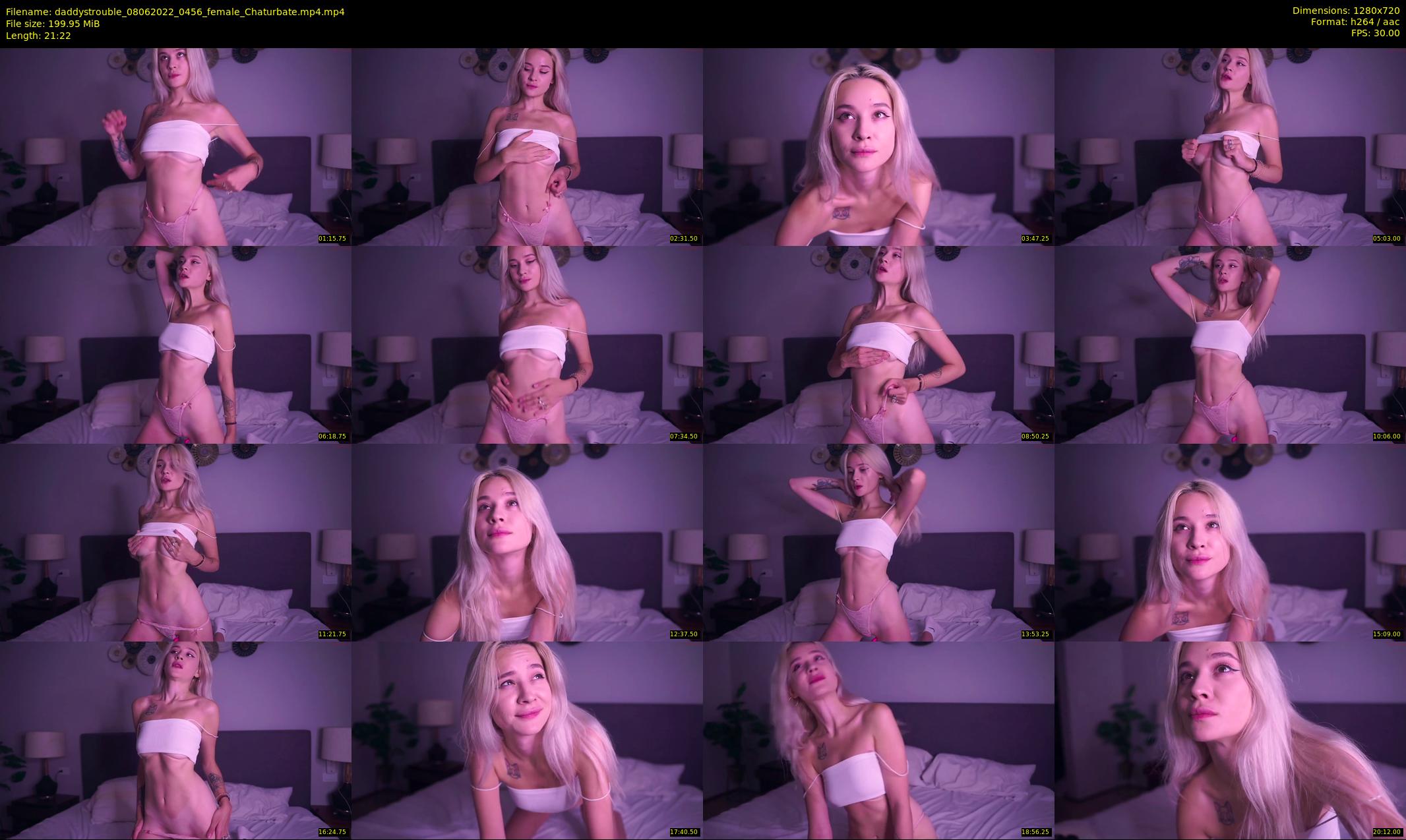 daddystrouble — 22 minute Chaturbate female cam show recording, 720p, Jun 8, 2022