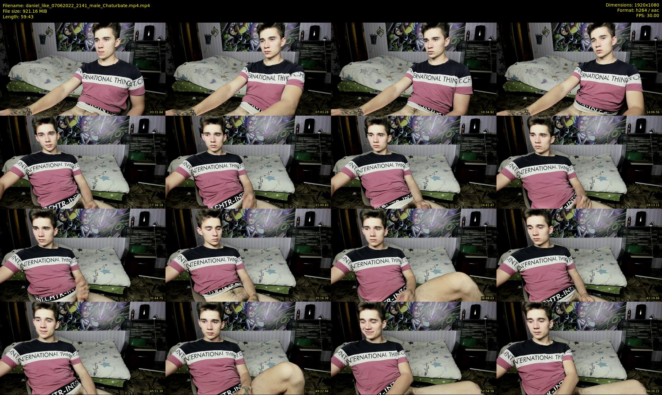 daniel_like — 60 minute Chaturbate male cam show recording, 1080p, Jun 7, 2022