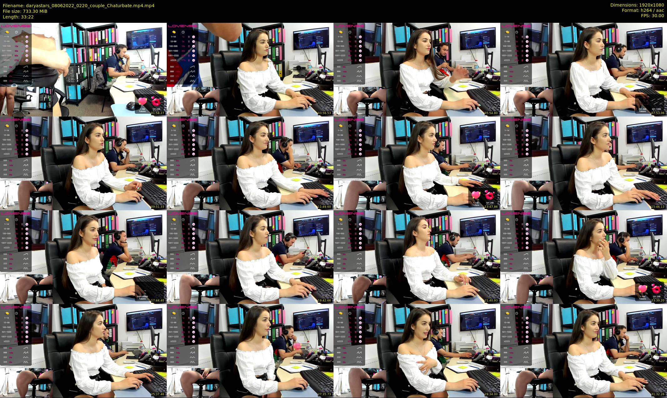 daryastars — 34 minute Chaturbate couple cam show recording, 1080p, Jun 8, 2022