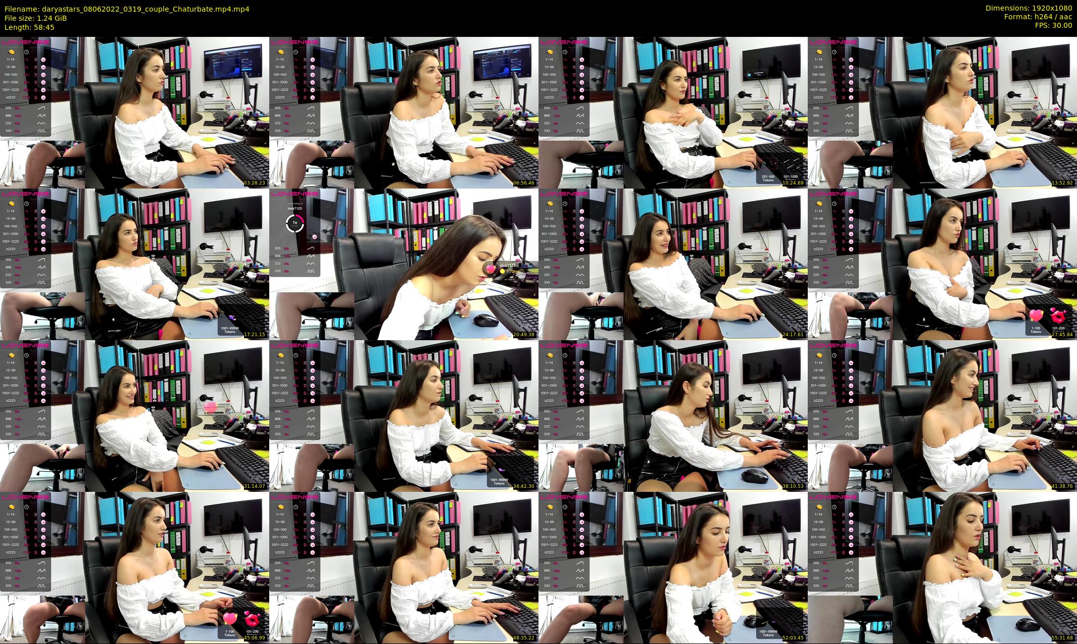 daryastars — 59 minute Chaturbate couple cam show recording, 1080p, Jun 8, 2022