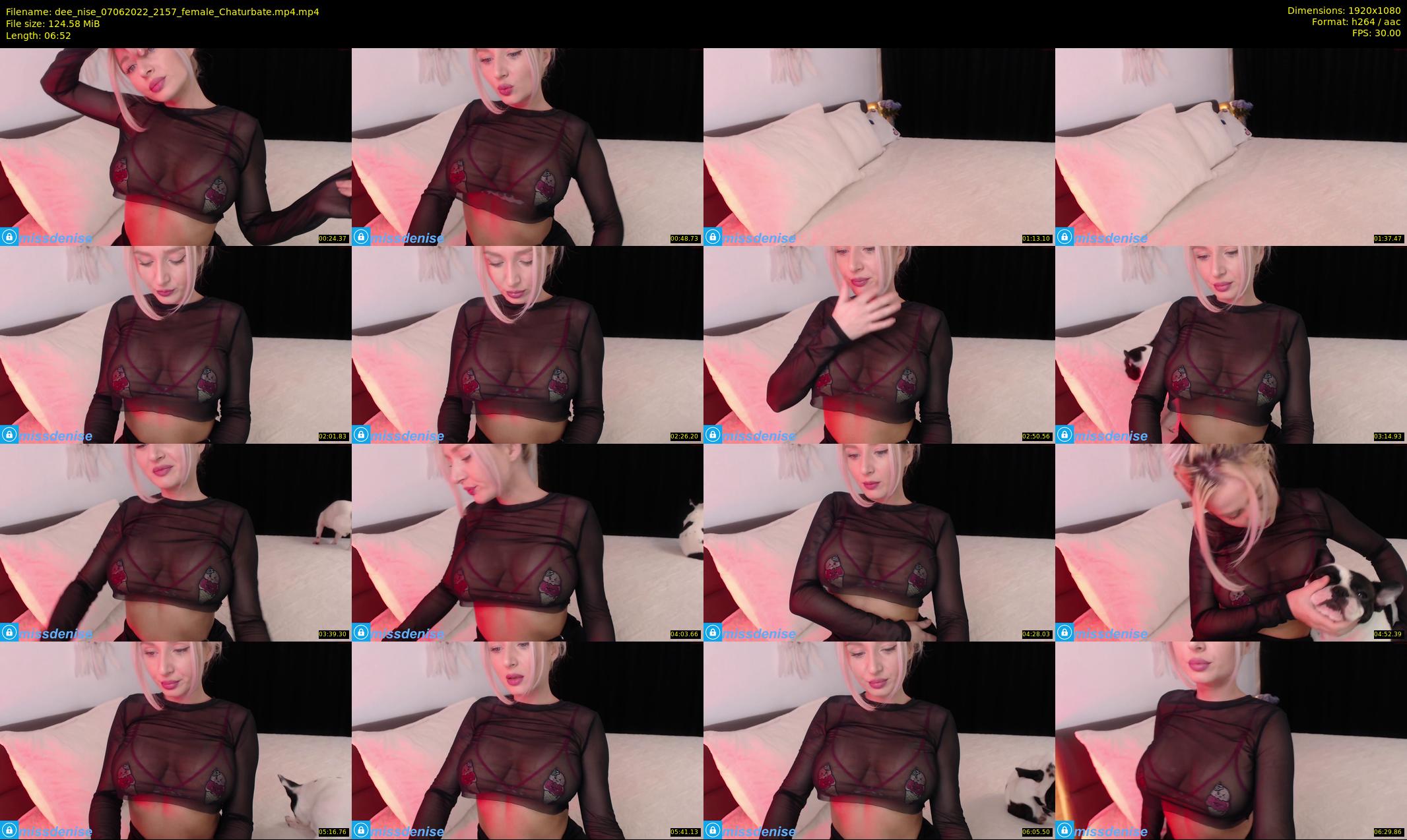 dee_nise — 7 minute Chaturbate female cam show recording, 1080p, Jun 7, 2022