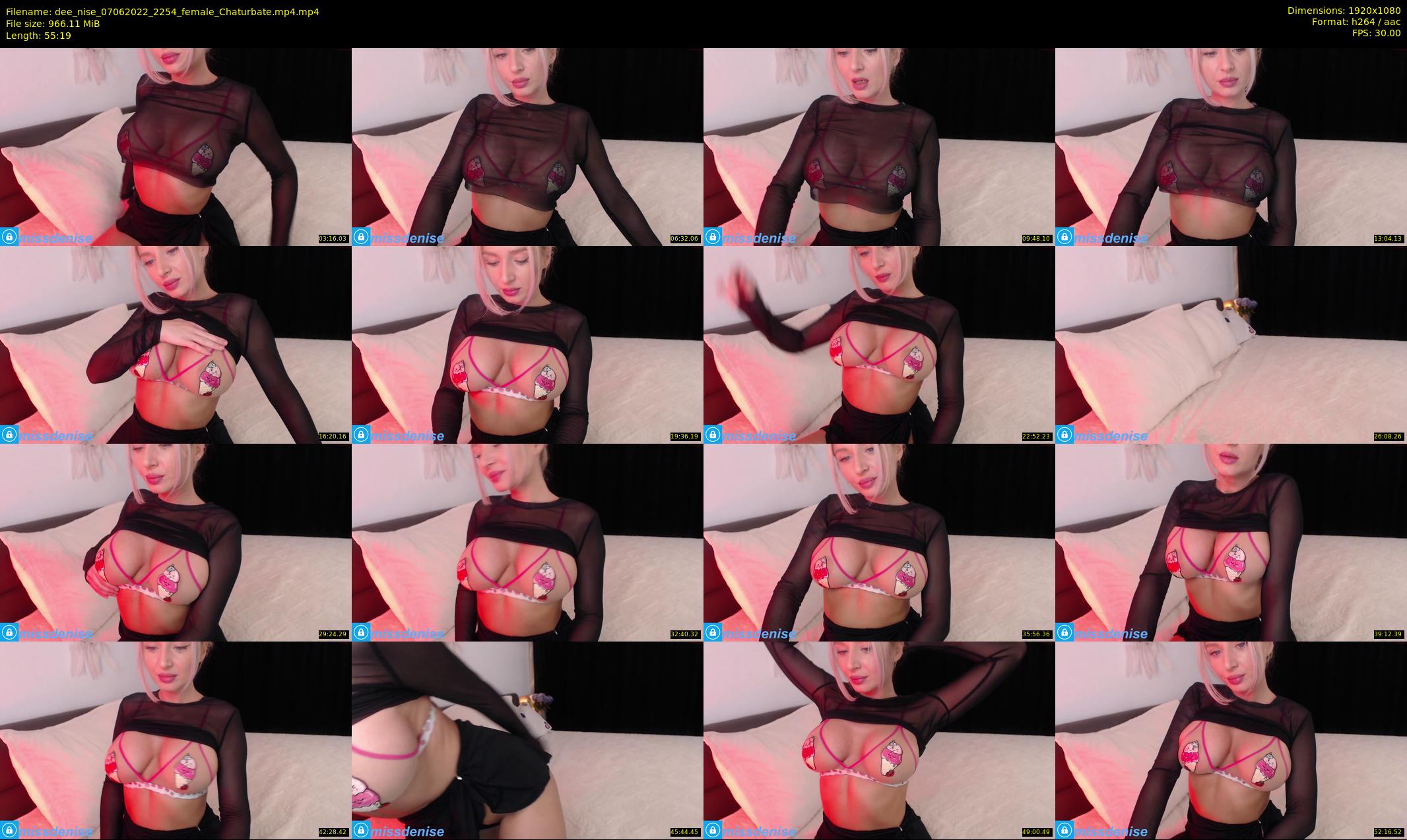 dee_nise — 56 minute Chaturbate female cam show recording, 1080p, Jun 7, 2022