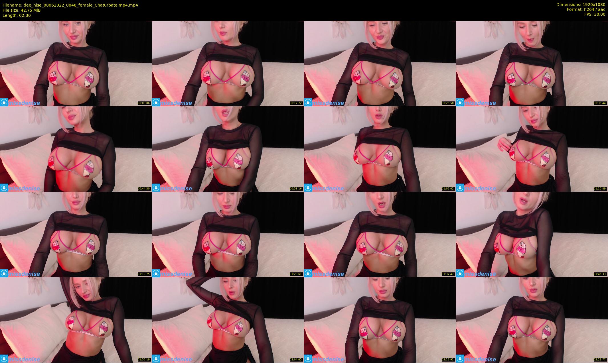 dee_nise — 3 minute Chaturbate female cam show recording, 1080p, Jun 8, 2022