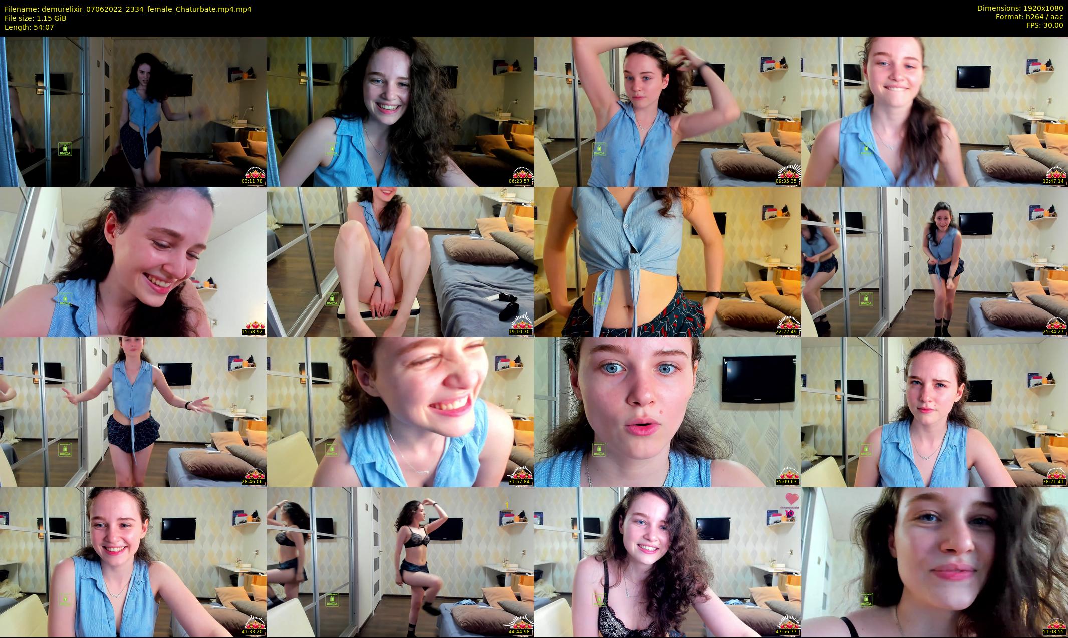 demurelixir — 55 minute Chaturbate female cam show recording, 1080p, Jun 7, 2022