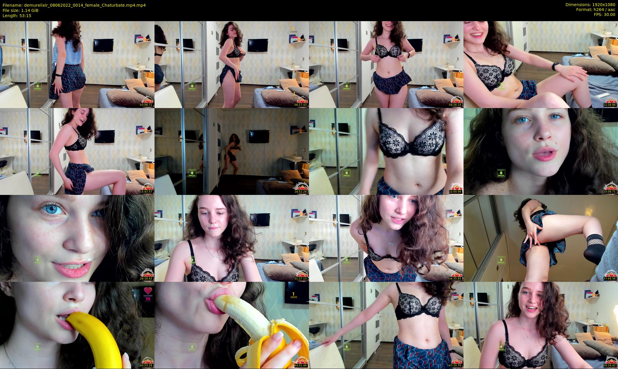 demurelixir — 54 minute Chaturbate female cam show recording, 1080p, Jun 8, 2022