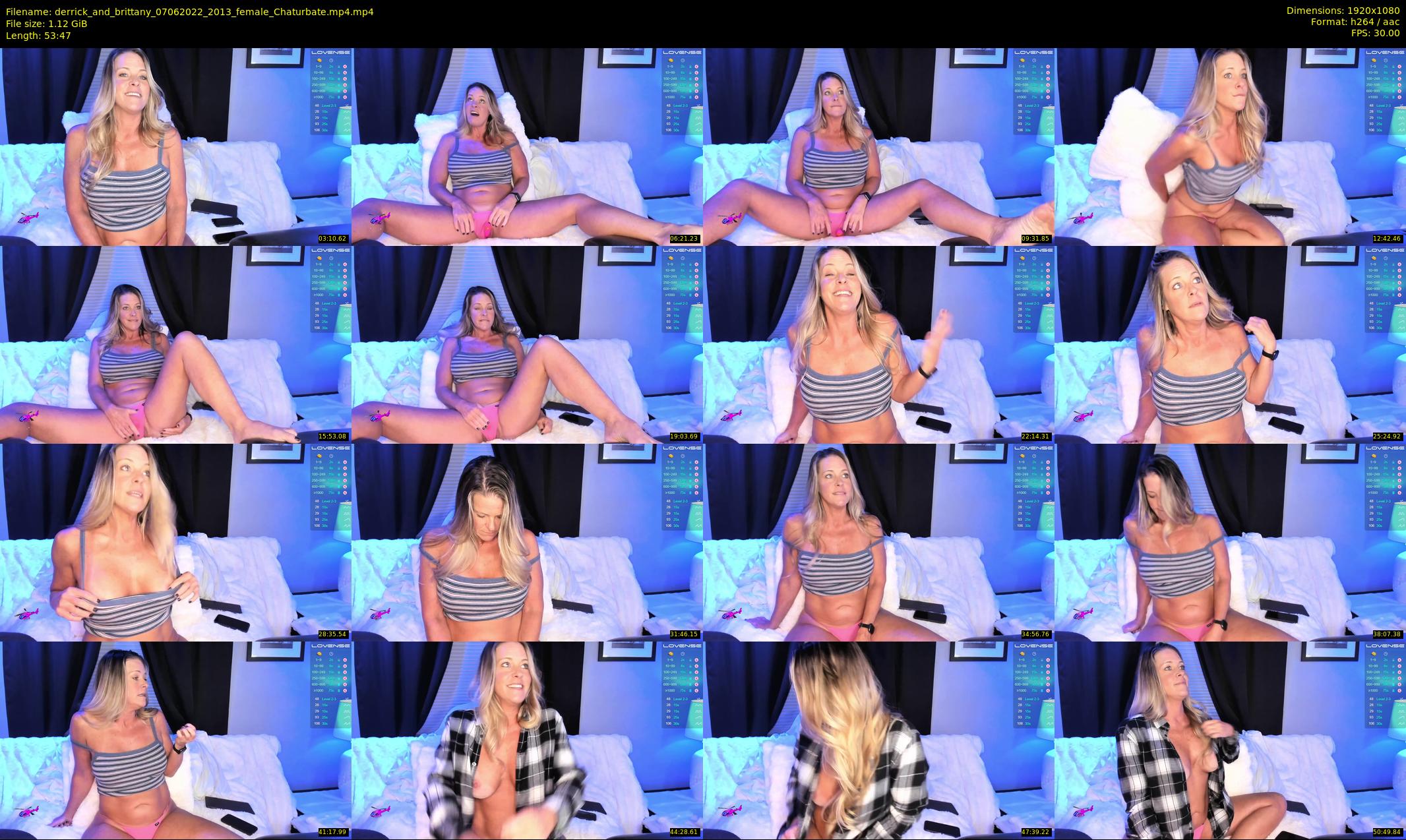 derrick_and_brittany — 54 minute Chaturbate couple cam show recording, 1080p, Jun 7, 2022