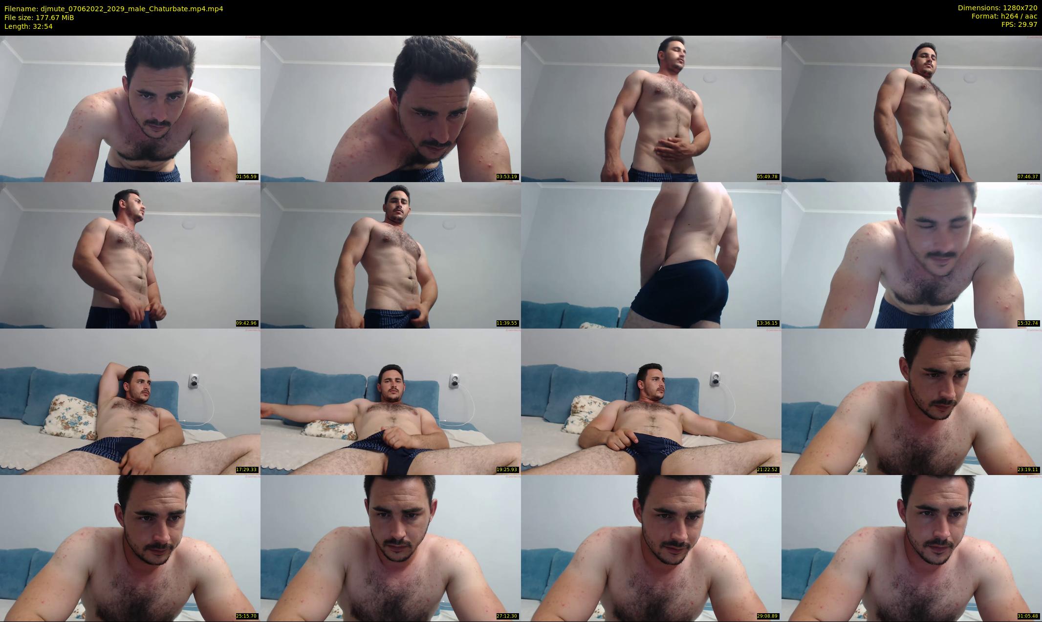 djmute — 33 minute Chaturbate male cam show recording, 720p, Jun 7, 2022