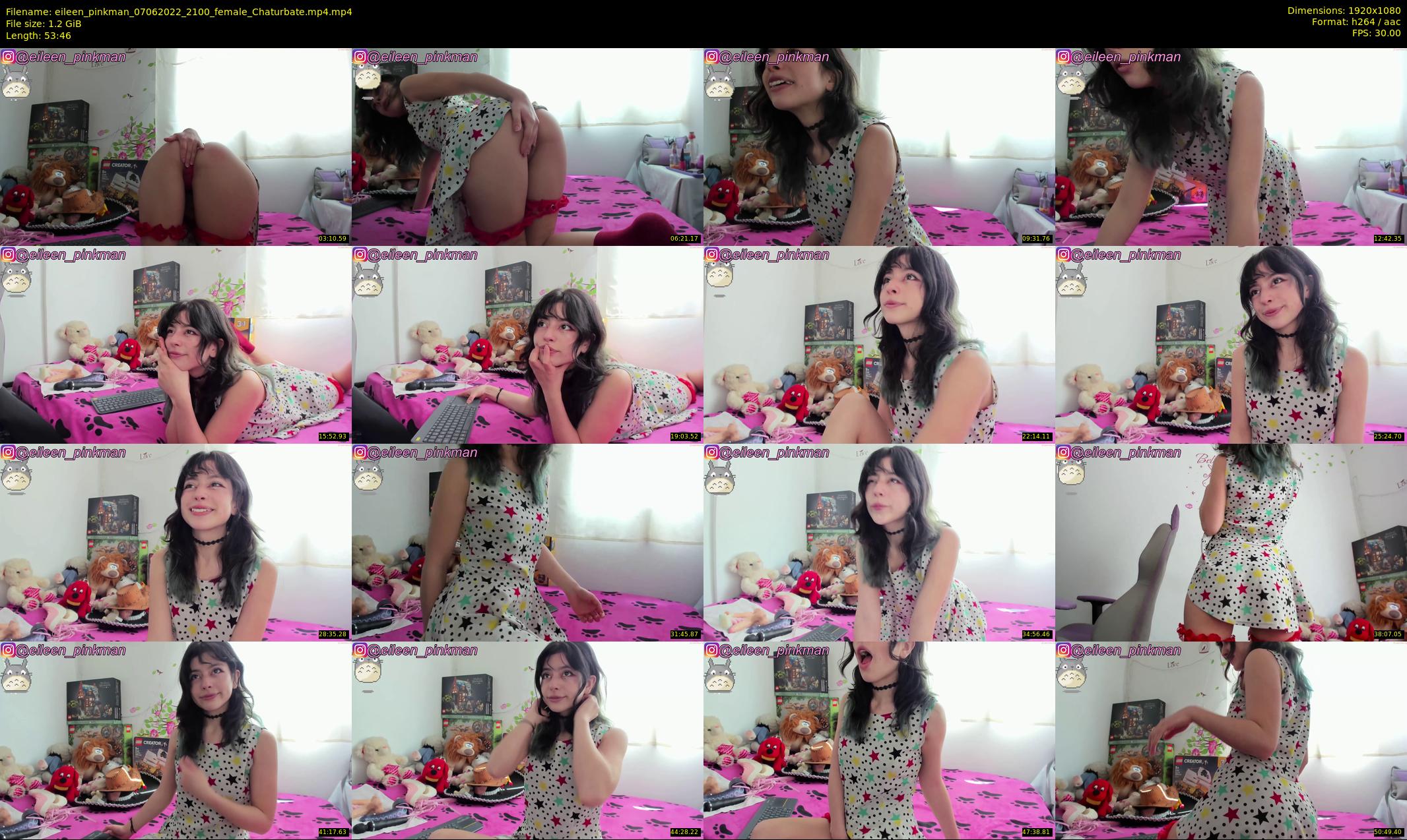 eileen_pinkman — 54 minute Chaturbate female cam show recording, 1080p, Jun 7, 2022