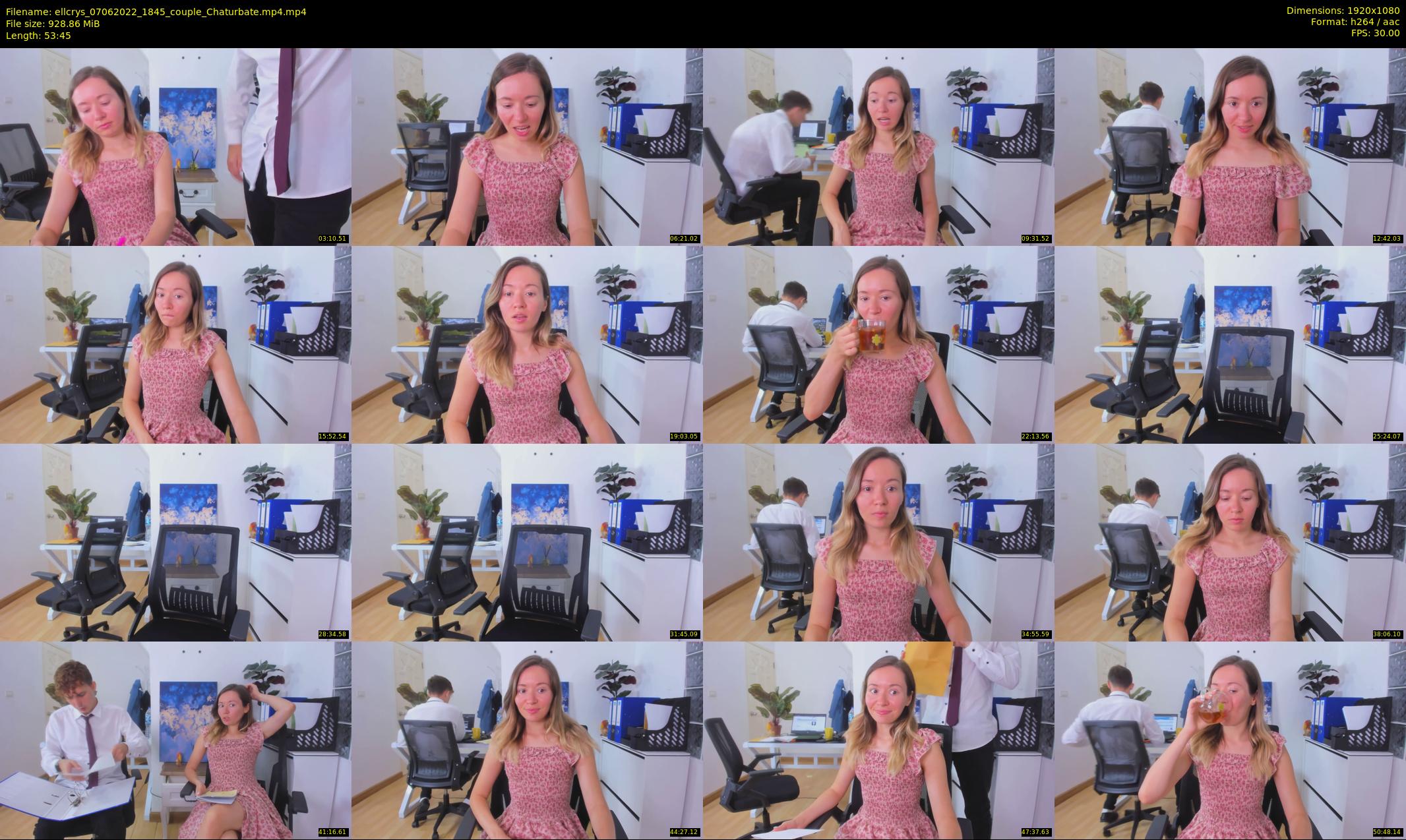 ellcrys — 54 minute Chaturbate couple cam show recording, 1080p, Jun 7, 2022