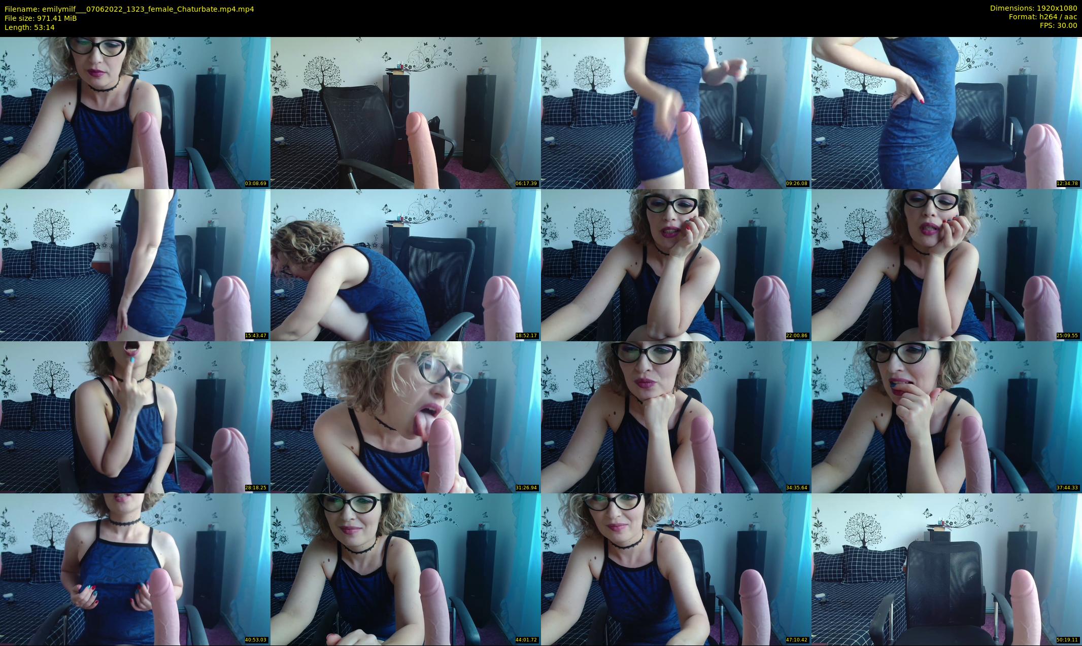 emilymilf__ — 54 minute Chaturbate female cam show recording, 1080p, Jun 7, 2022