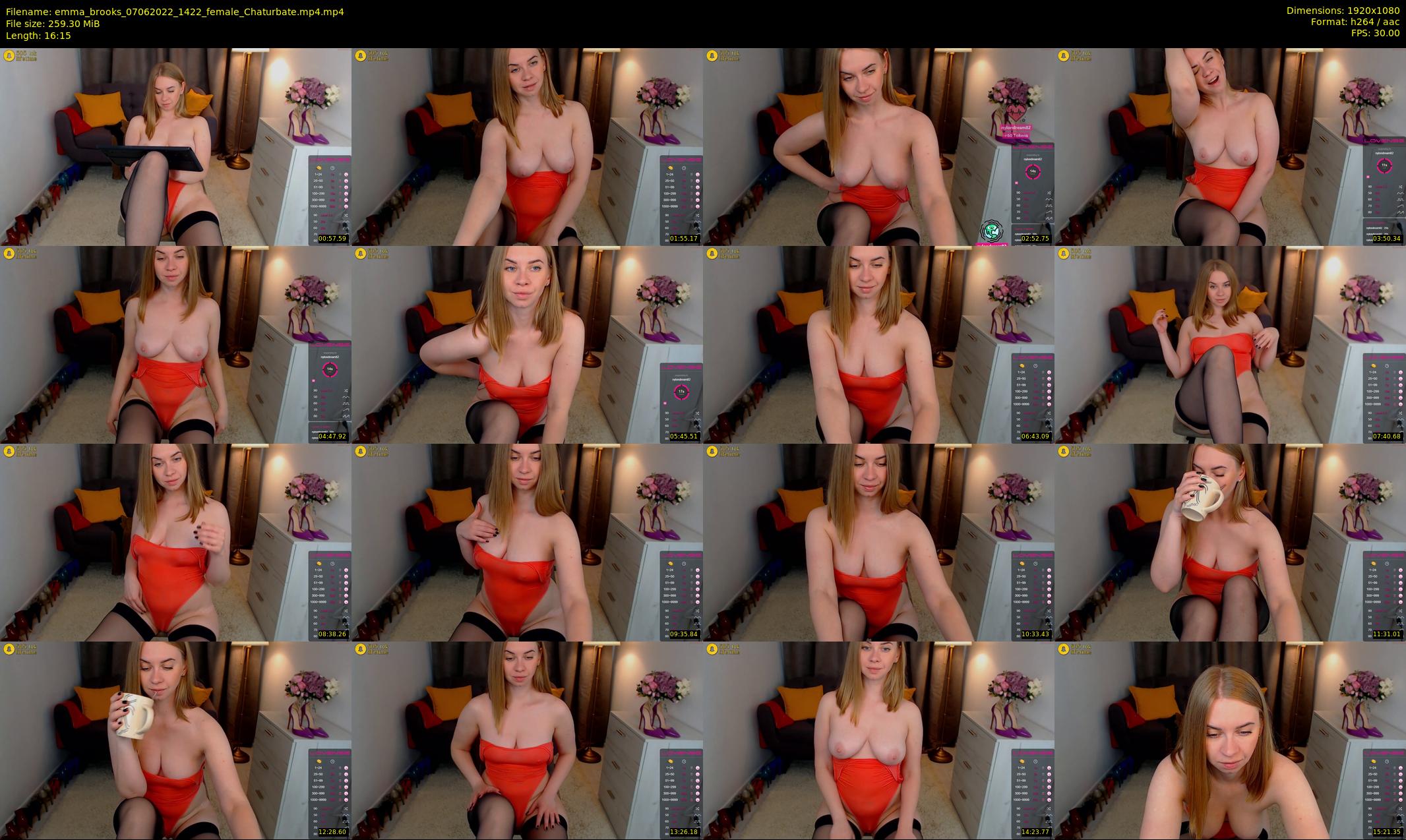 emma_brooks — 17 minute Chaturbate female cam show recording, 1080p, Jun 7, 2022