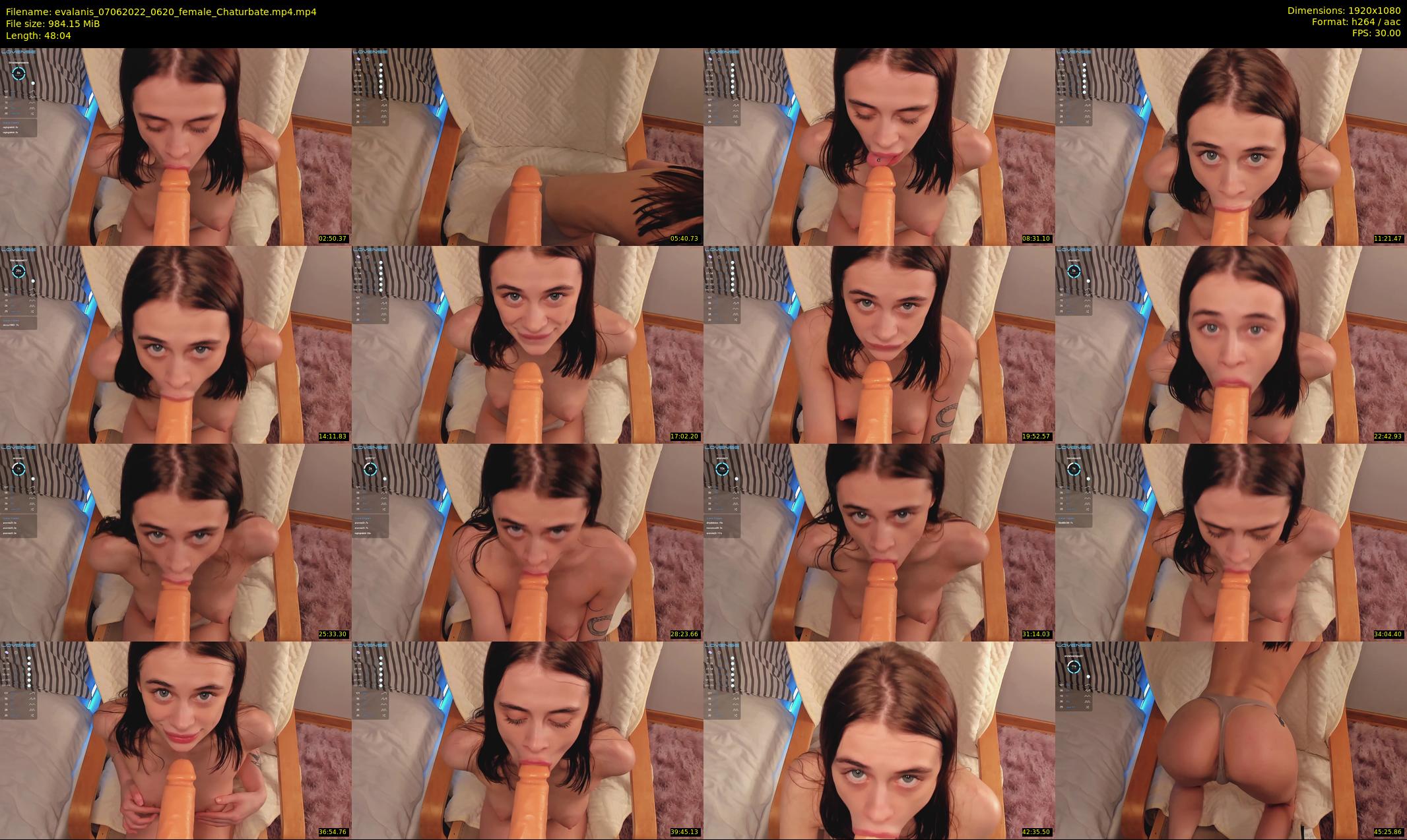 evalanis — 49 minute Chaturbate couple cam show recording, 1080p, Jun 7, 2022