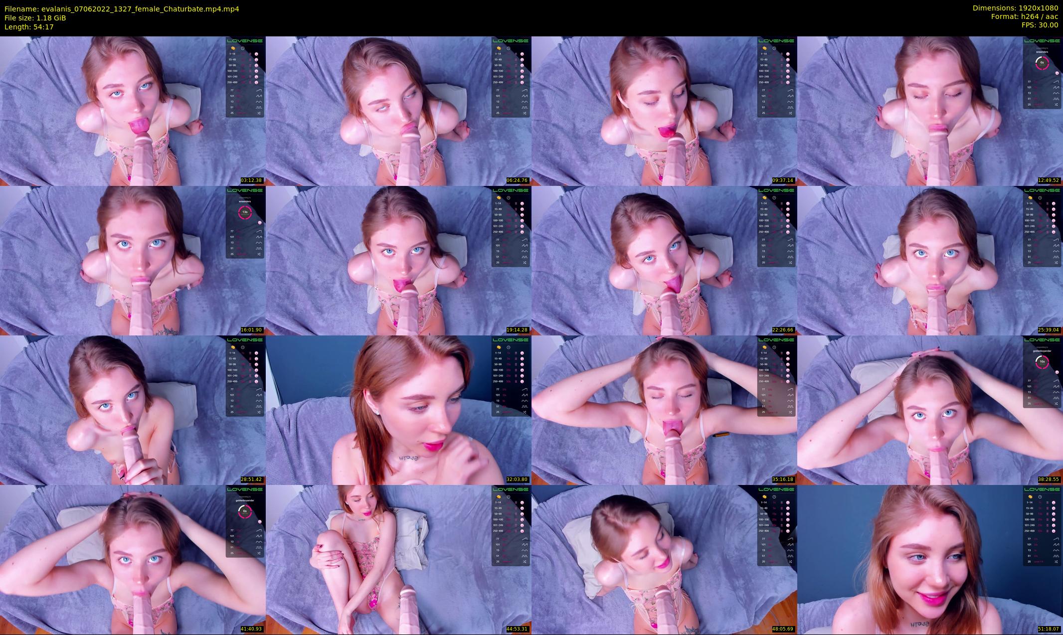 evalanis — 55 minute Chaturbate couple cam show recording, 1080p, Jun 7, 2022