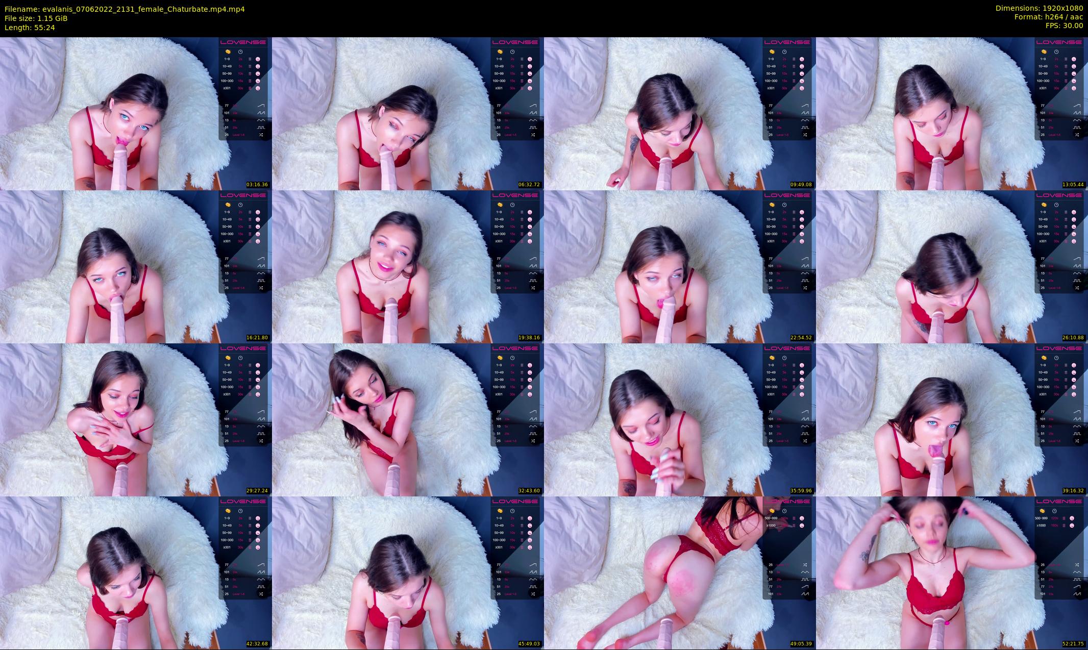 evalanis — 56 minute Chaturbate couple cam show recording, 1080p, Jun 7, 2022