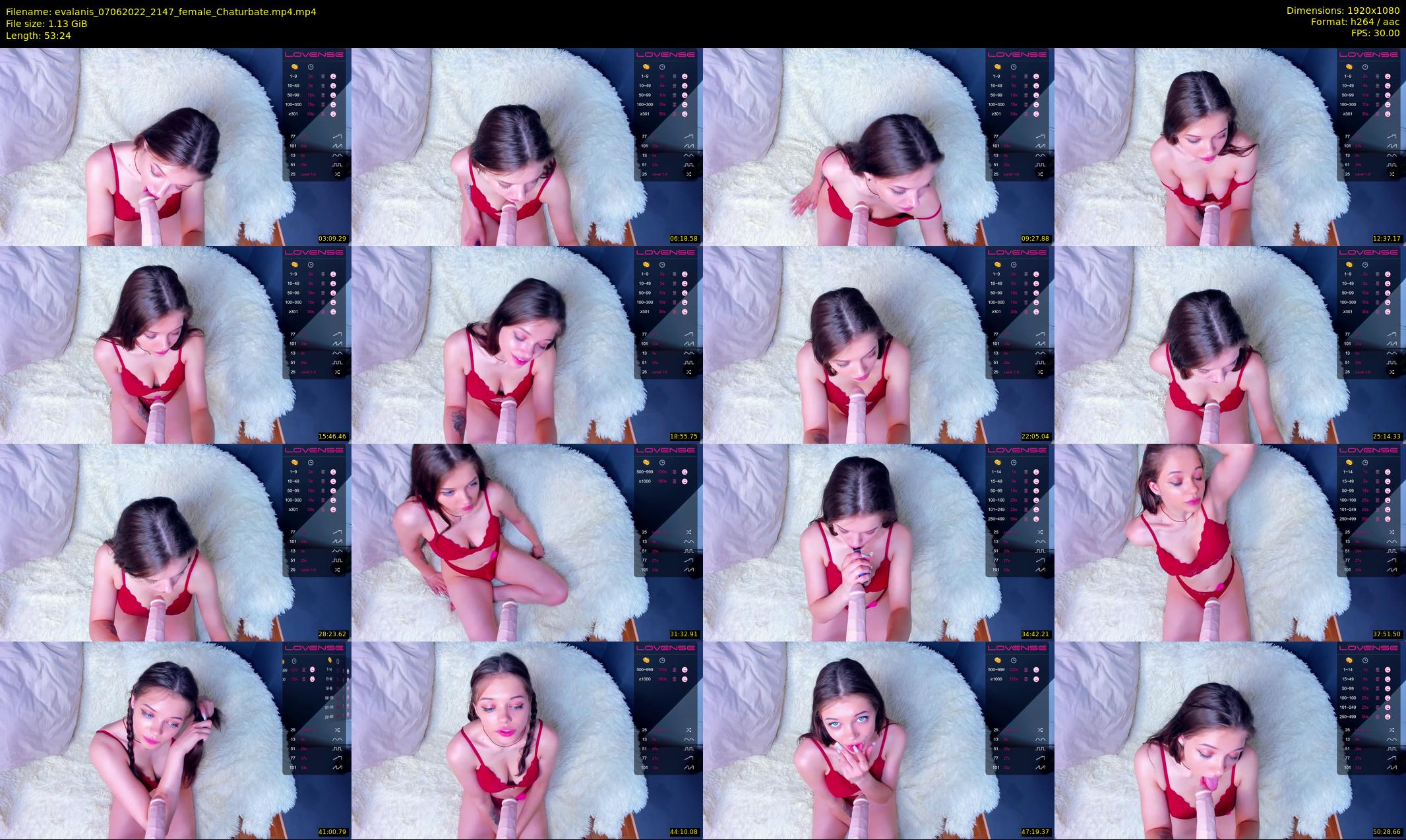evalanis — 54 minute Chaturbate couple cam show recording, 1080p, Jun 7, 2022