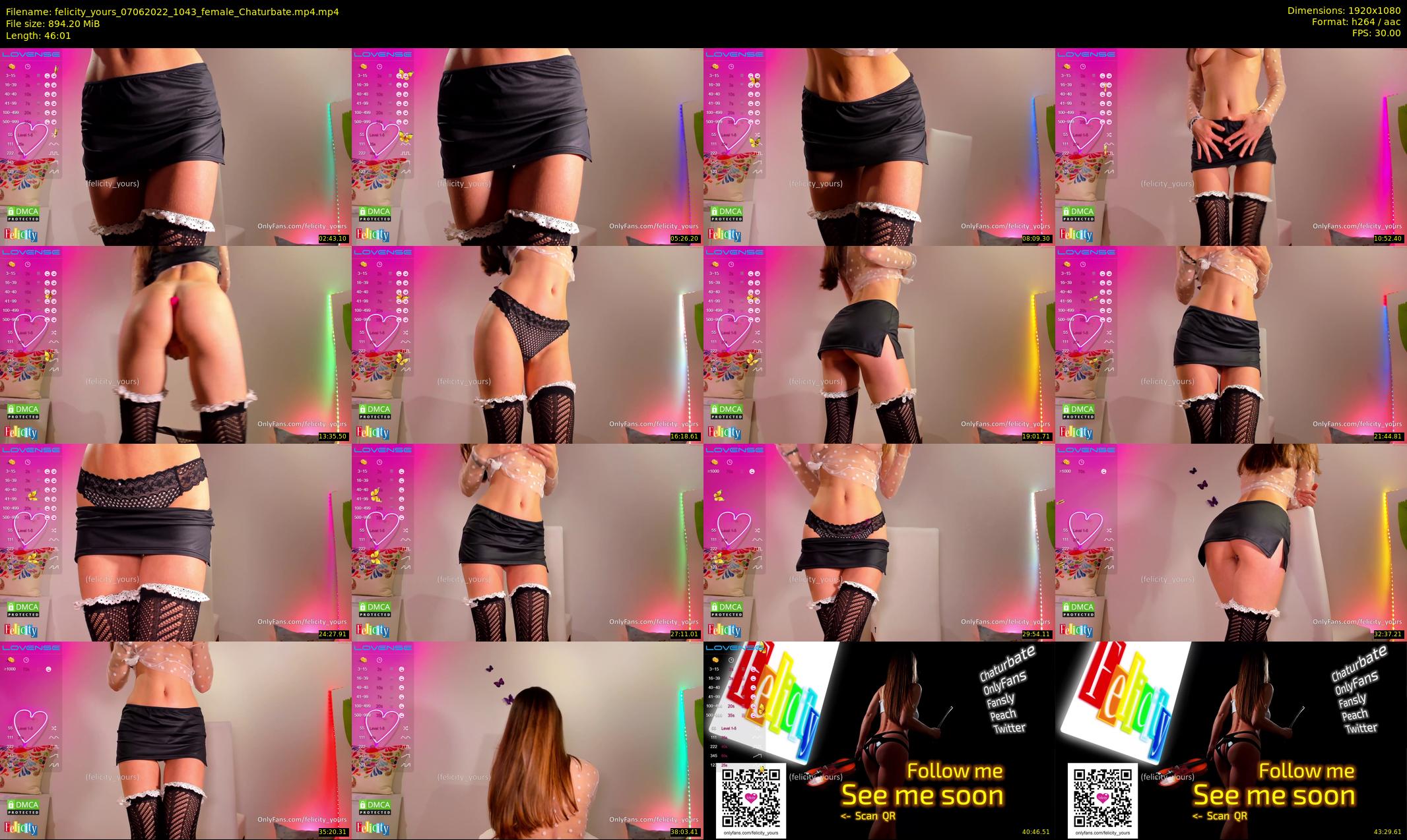 felicity_yours — 47 minute Chaturbate female cam show recording, 1080p, Jun 7, 2022