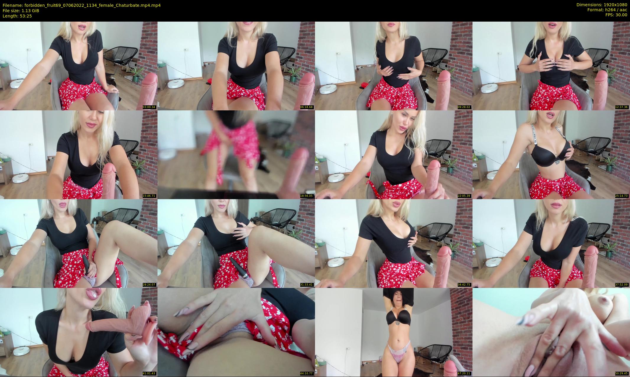 forbidden_fruit69 — 54 minute Chaturbate female cam show recording, 1080p, Jun 7, 2022